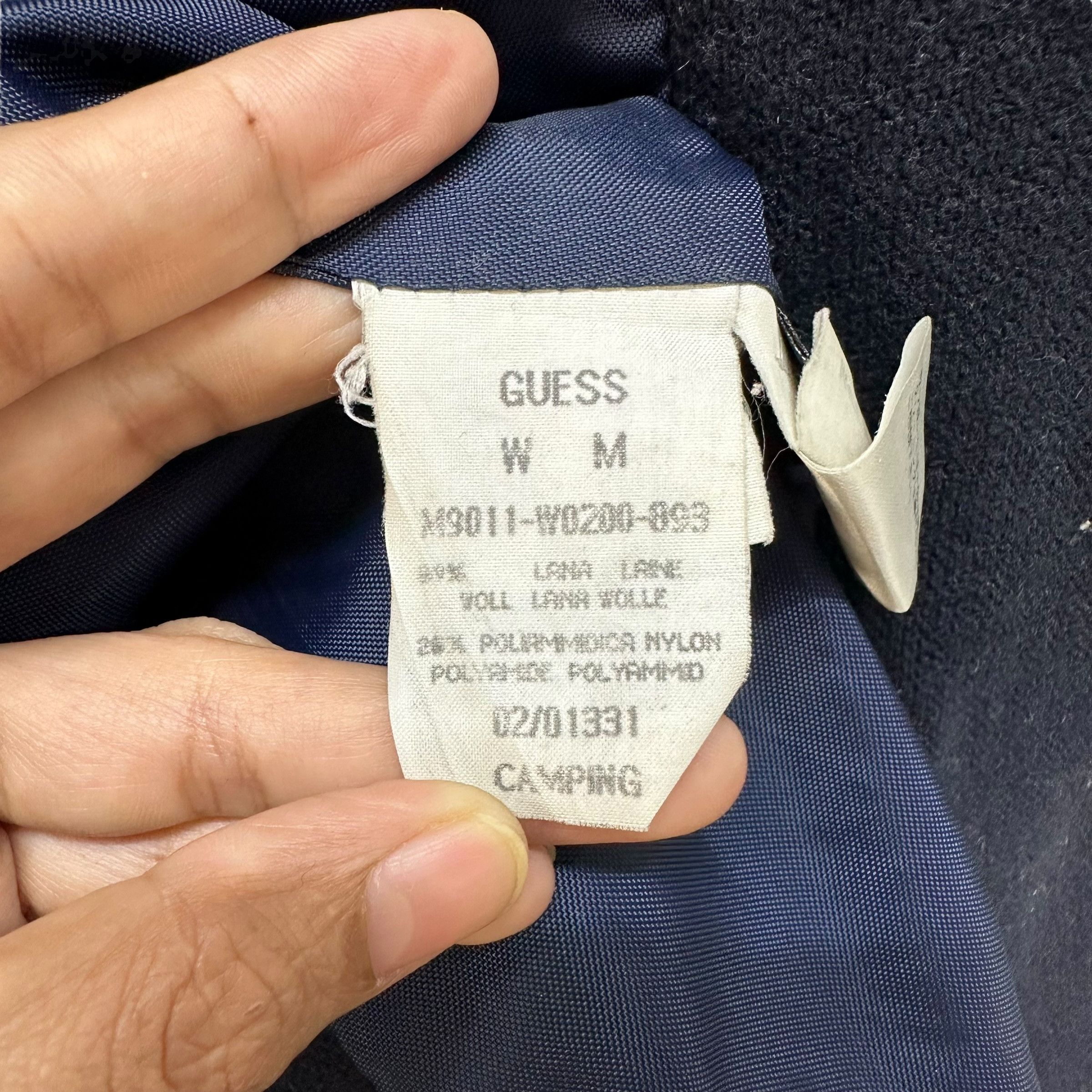 Guess Vintage GUESS Double Breasted Wool Coat #A25-0571 Size M / US 6-8 / IT 42-44 - 9 Thumbnail