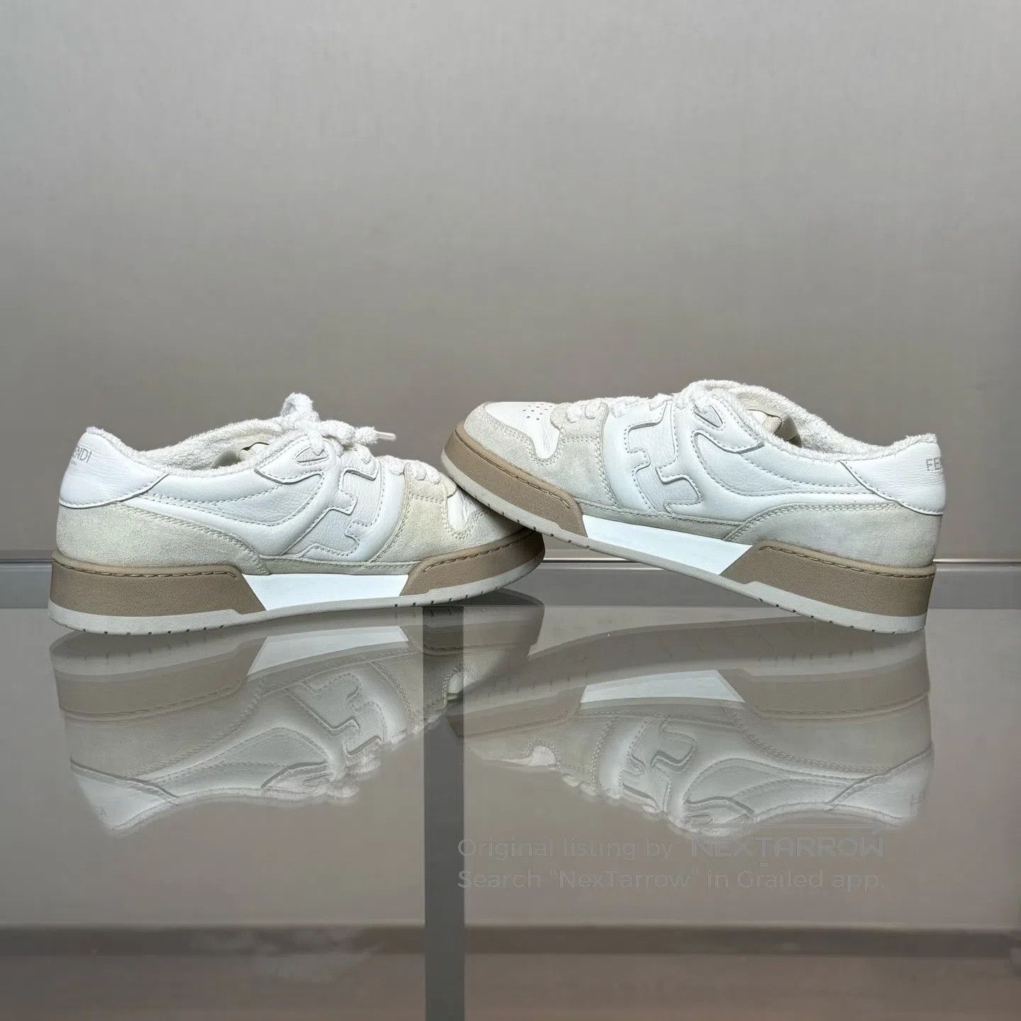 Fendi FENDI Match white-brown board shoes Size US 7 / EU 40 - 6 Thumbnail