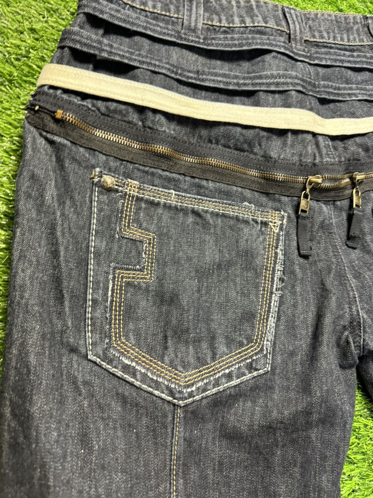 Japanese Brand × Marithe + Francois Girbaud MFG - rebuild jeans Size US 33 - 19 Thumbnail