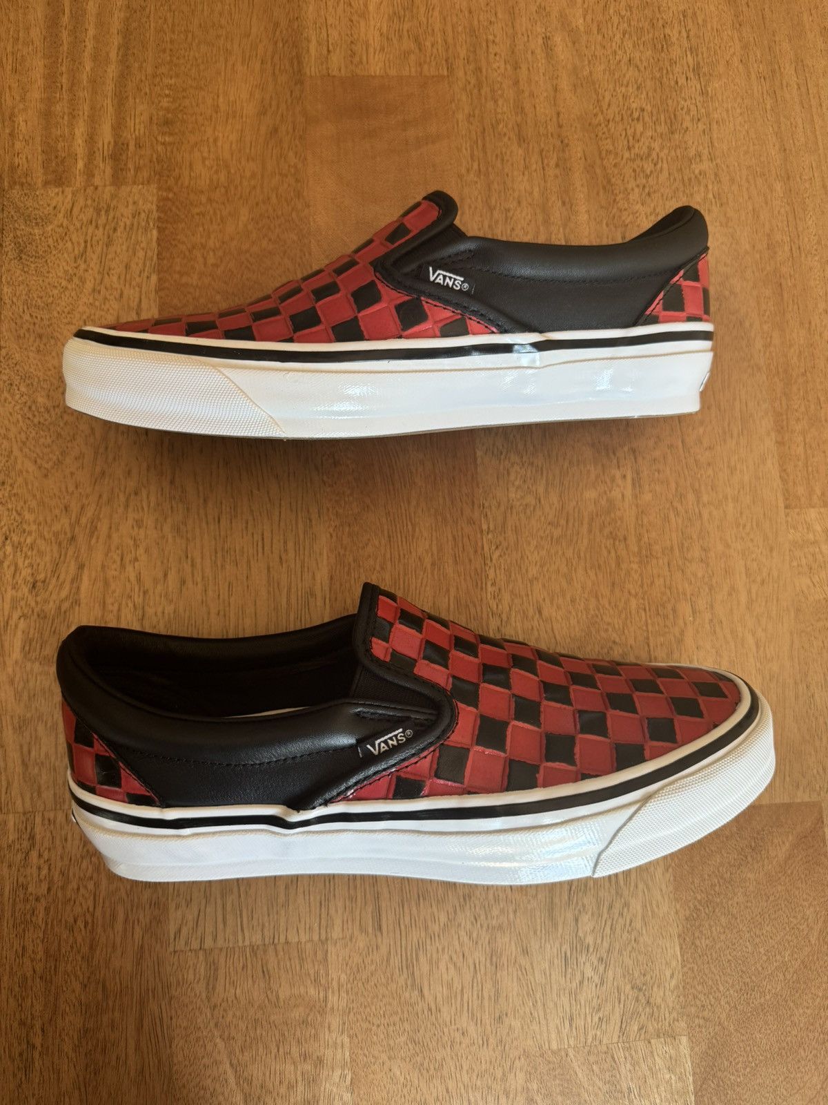 Vans Vans OTW Leather Check Classic Slip On 98 Vibram Size US 8.5 / EU 41-42 - 1 Thumbnail