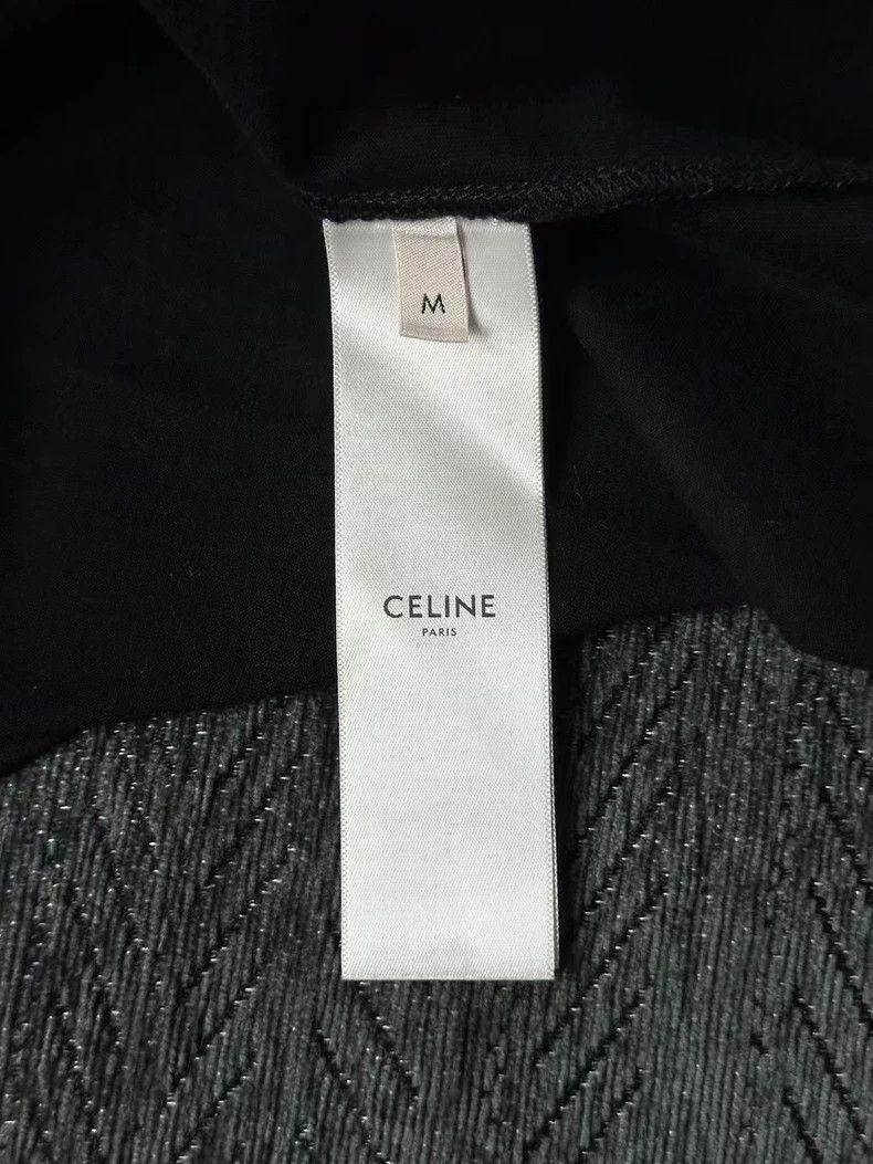 Celine celine logo short sleeve tshirt Size US M / EU 48-50 / 2 - 4 Thumbnail