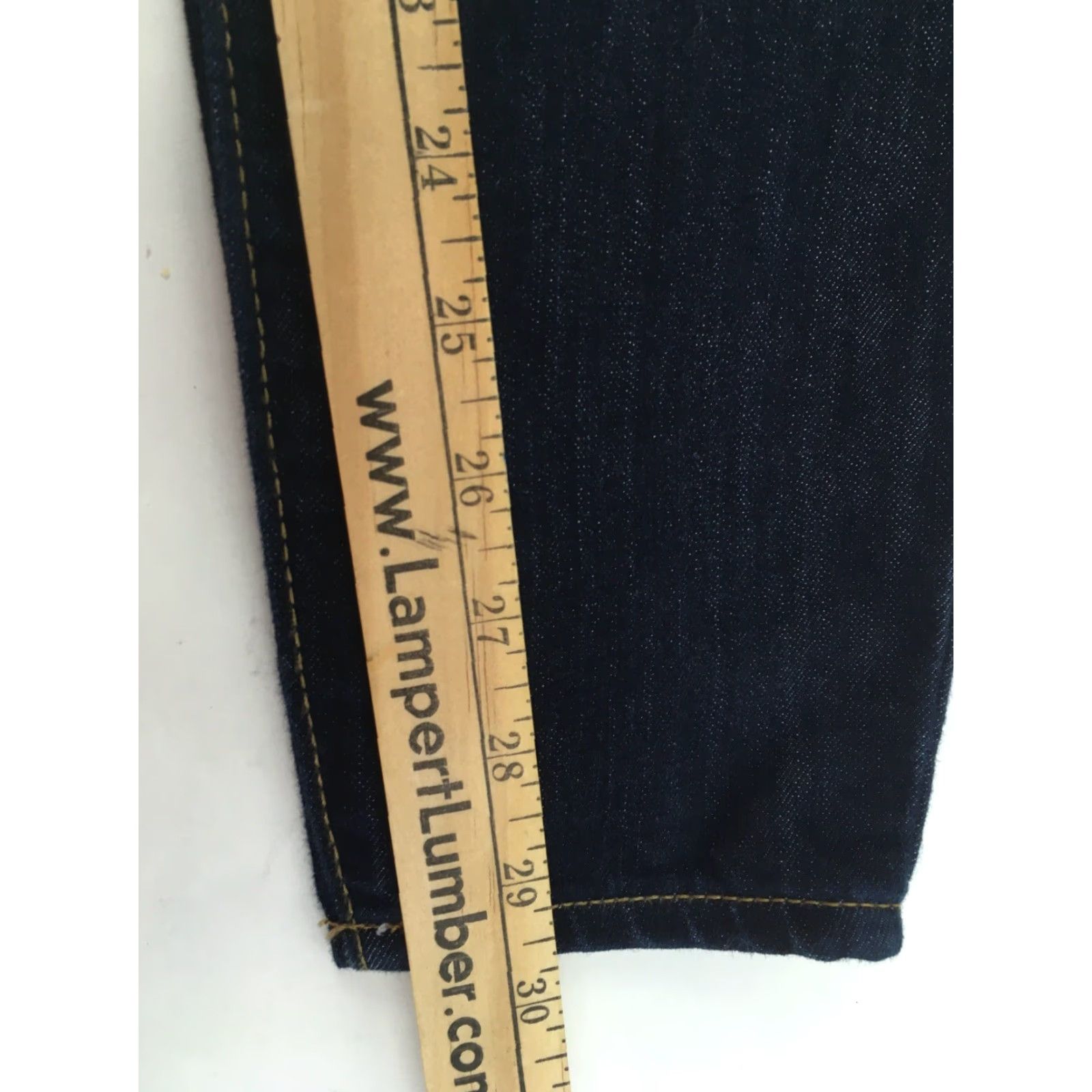 Gap Gap Jeans Size 0/25 Dark Wash Denim Mid Rise Stretchy Watch Pocket Womens Jeans Size 27" / US 4 / IT 40 - 7 Thumbnail