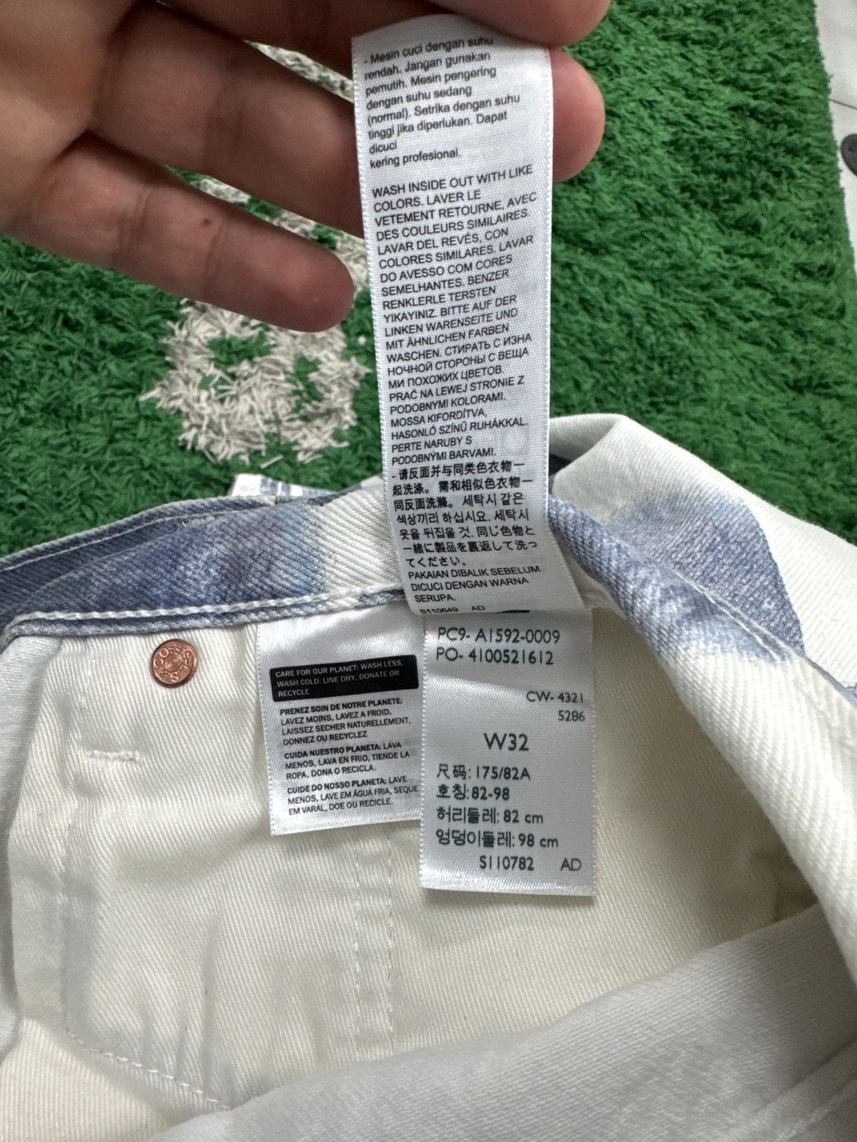 DENIM TEARS Denim Tears hand jeans Size US 32 / EU 48 - 6 Thumbnail