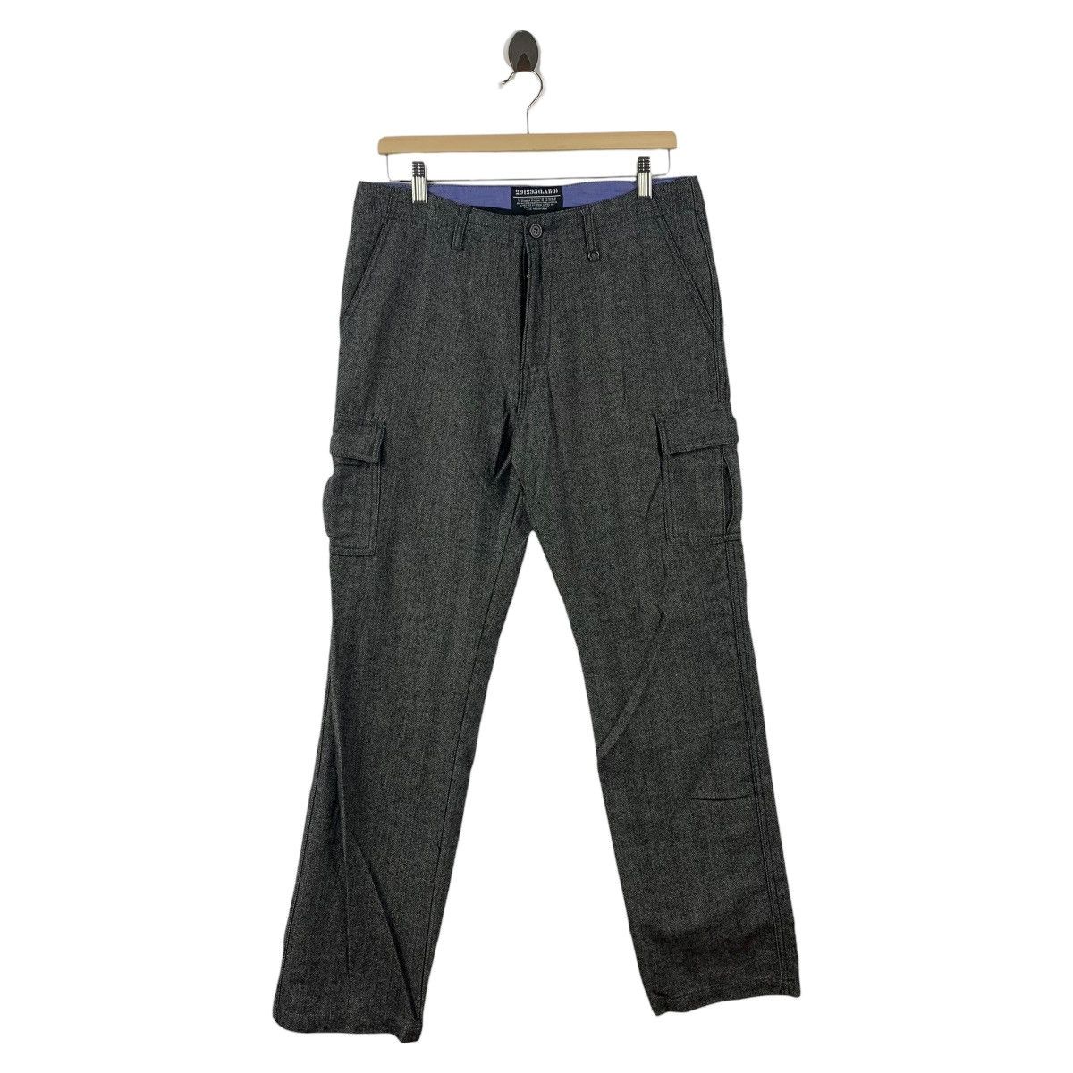 Japanese Brand 291295(labo) Herringbone Cargo pants Size US 32 / EU 48 - 1 Thumbnail