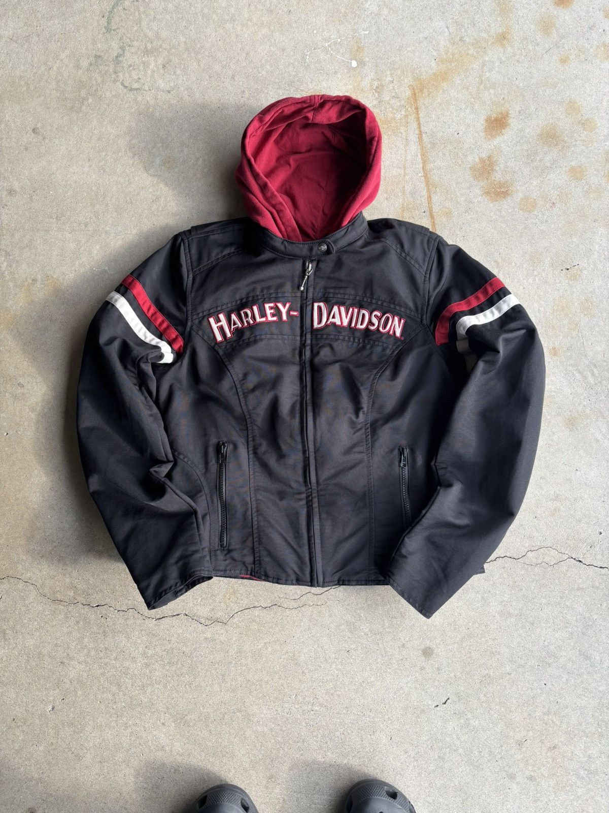 Crazy Harley Davidson Boxy Racing Jacket Two Piece Race Gear