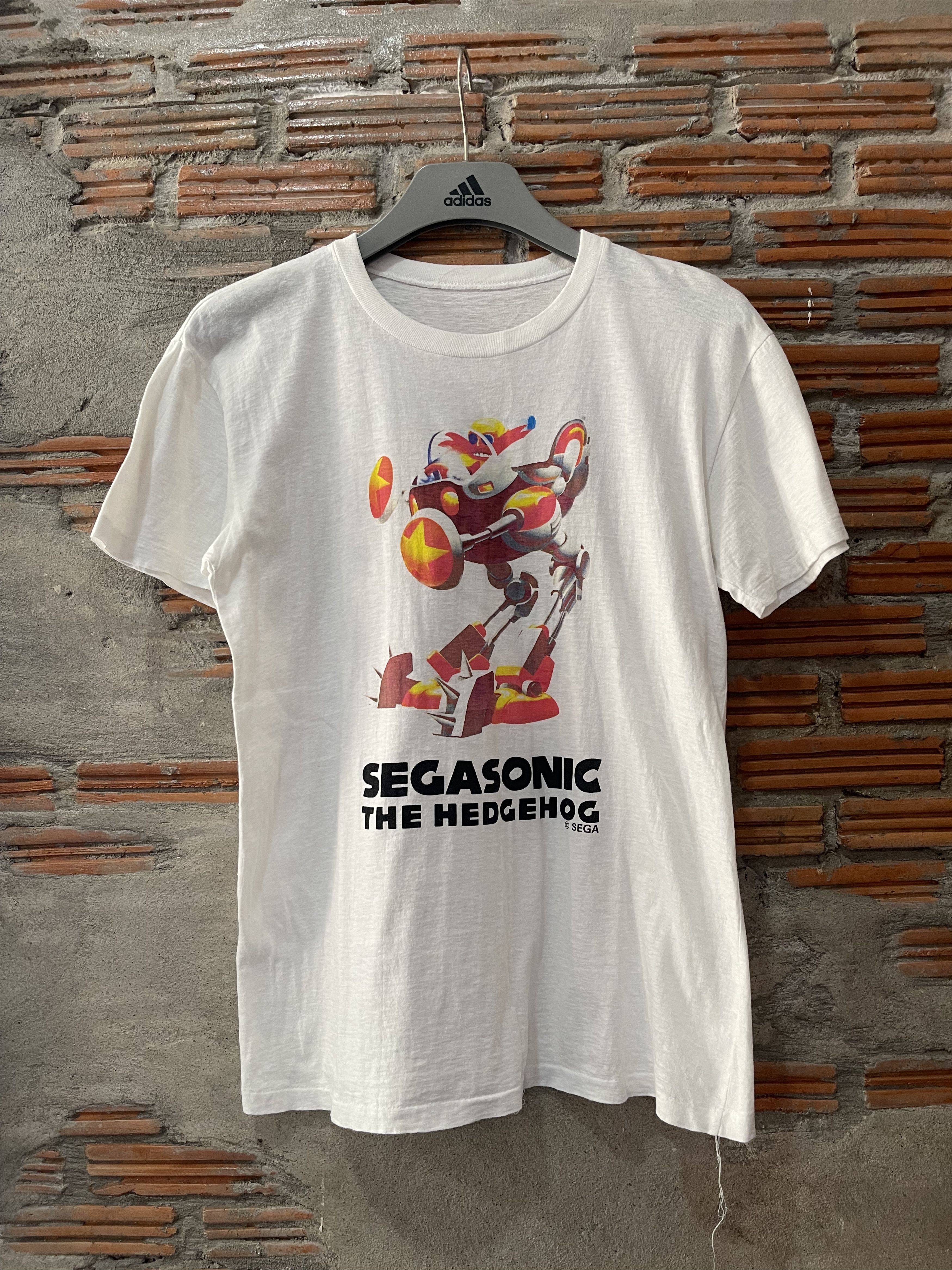Nintendo RARE Vintage 90s SegaSonic The Hedgehog Dr. Eggman Robot Tee Size US M / EU 48-50 / 2 - 10 Thumbnail