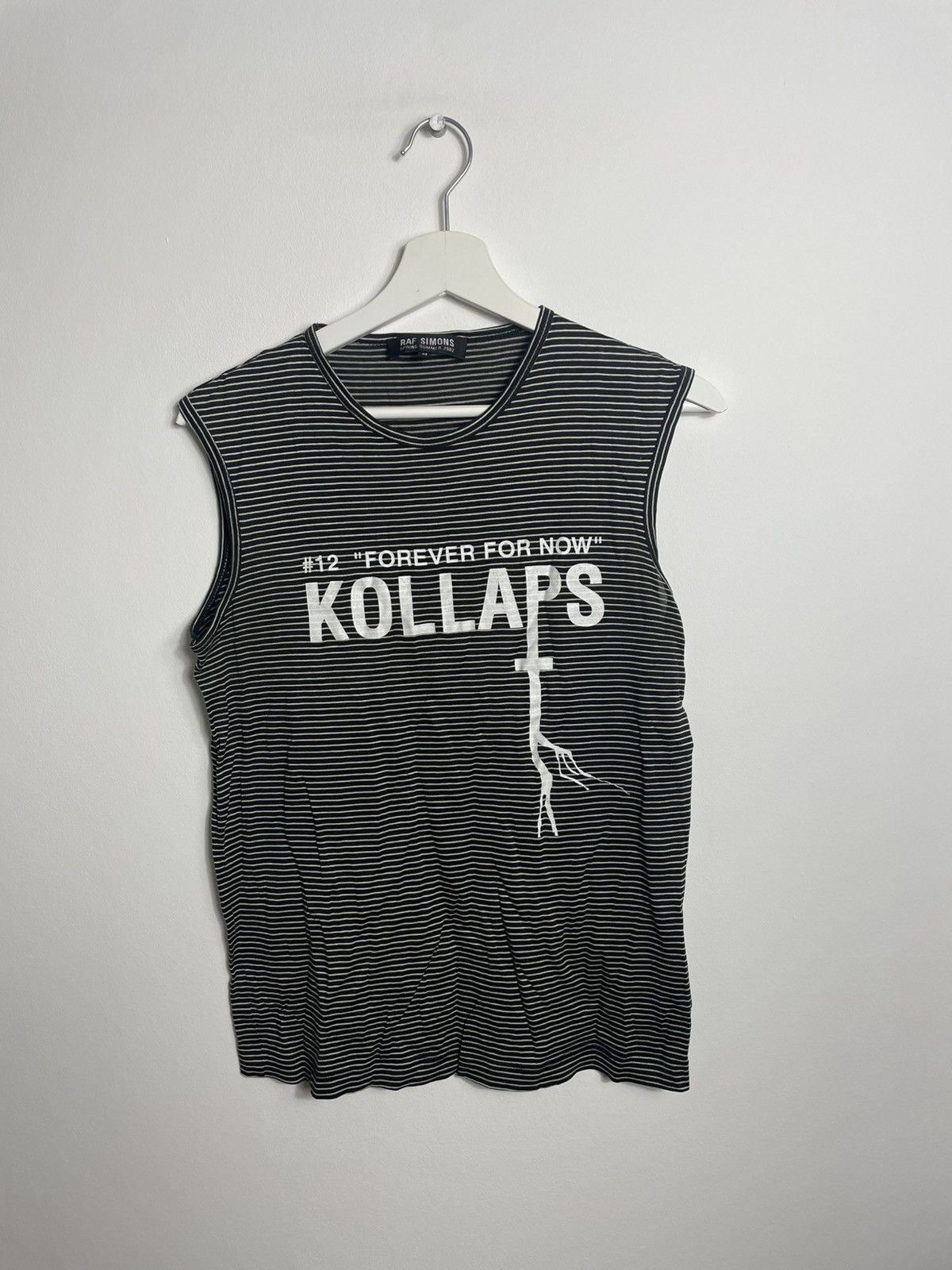 Raf Simons S/S 02 Kollaps tank top