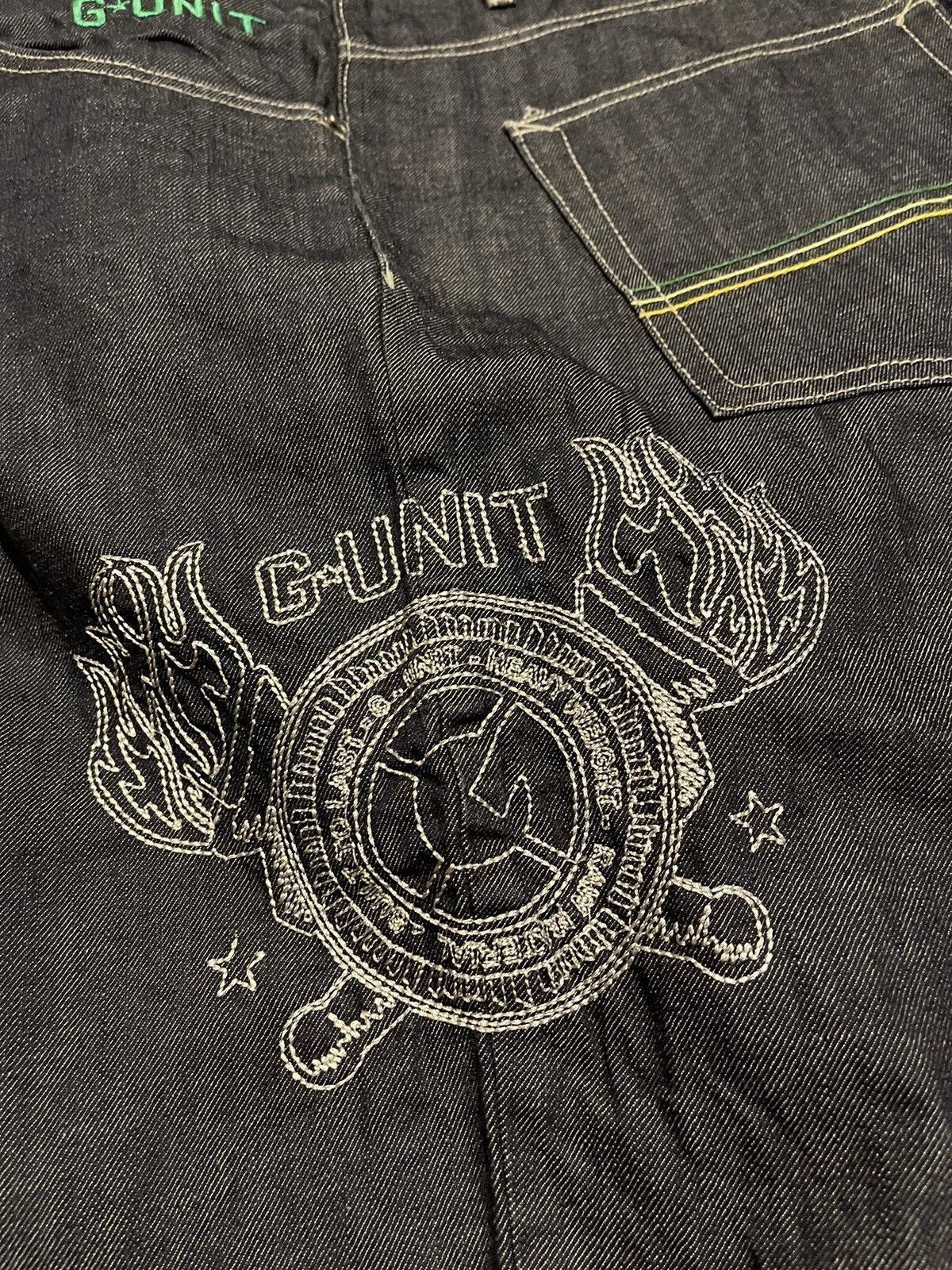 Ecko Unltd. × G-Unit × JNCO Y2K g-Unit Embroidered Baggy Jeans Size US 44 / EU 60 - 3 Thumbnail