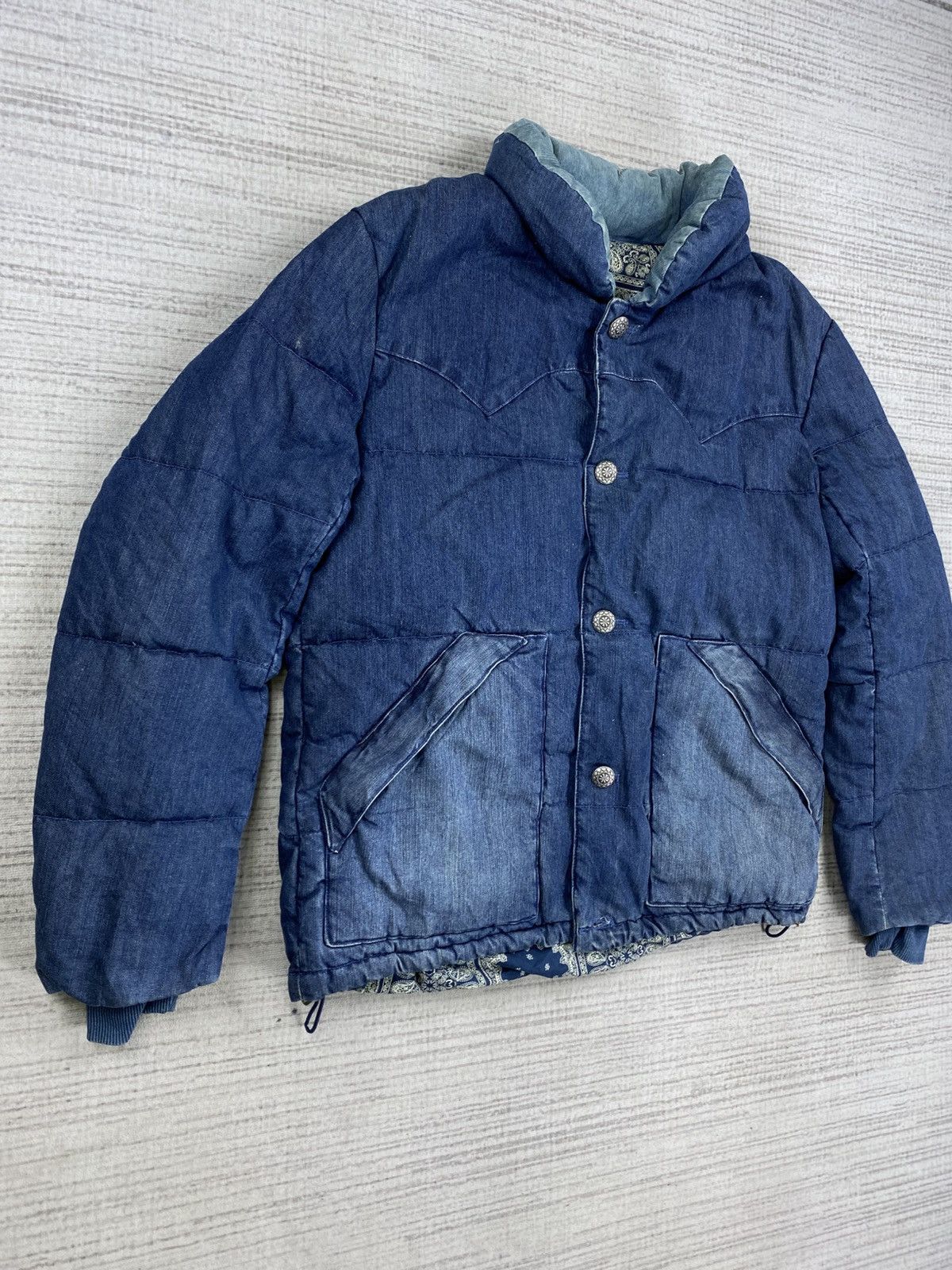 Designer × Nicole Club × Vintage Vintage Vital Monsieur Nicole Puffer Down Button Jacket Size US M / EU 48-50 / 2 - 3 Thumbnail