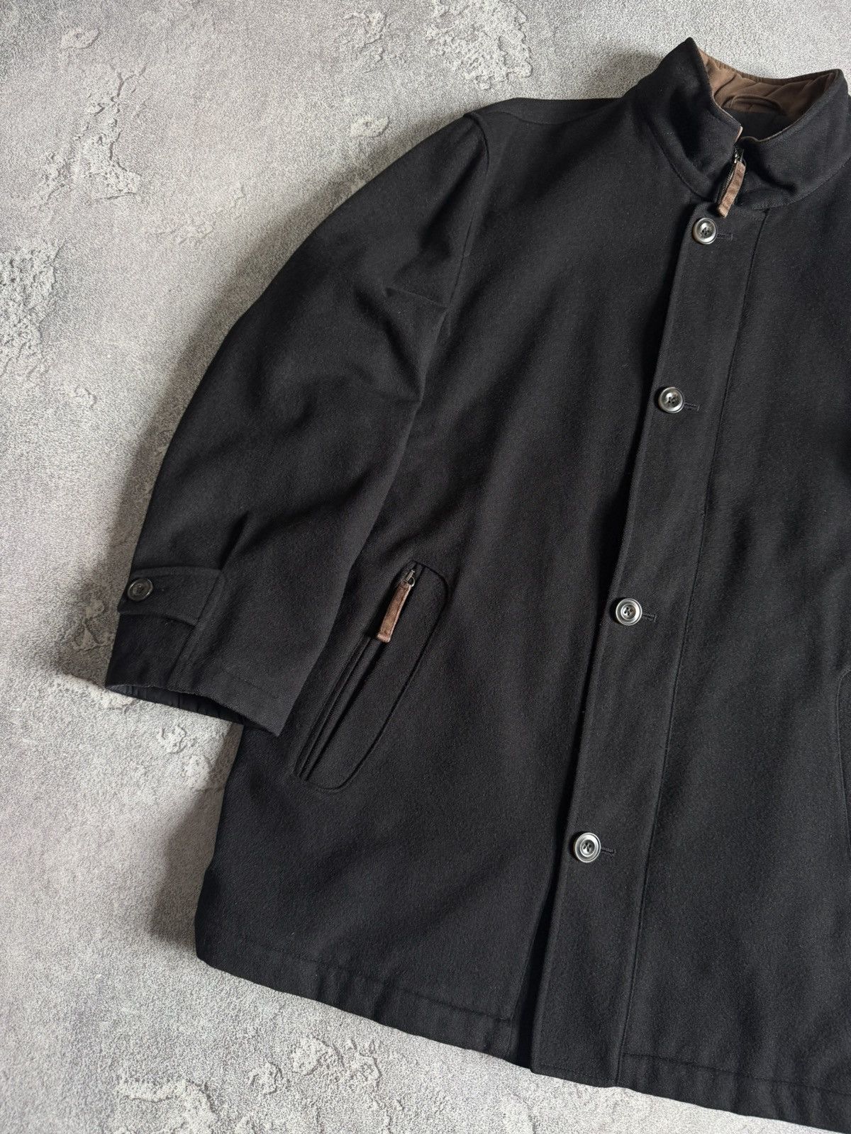 Designer Schneiders Salzburg Gore-Tex zip wool coat jacket long Size US XL / EU 56 / 4 - 8 Thumbnail