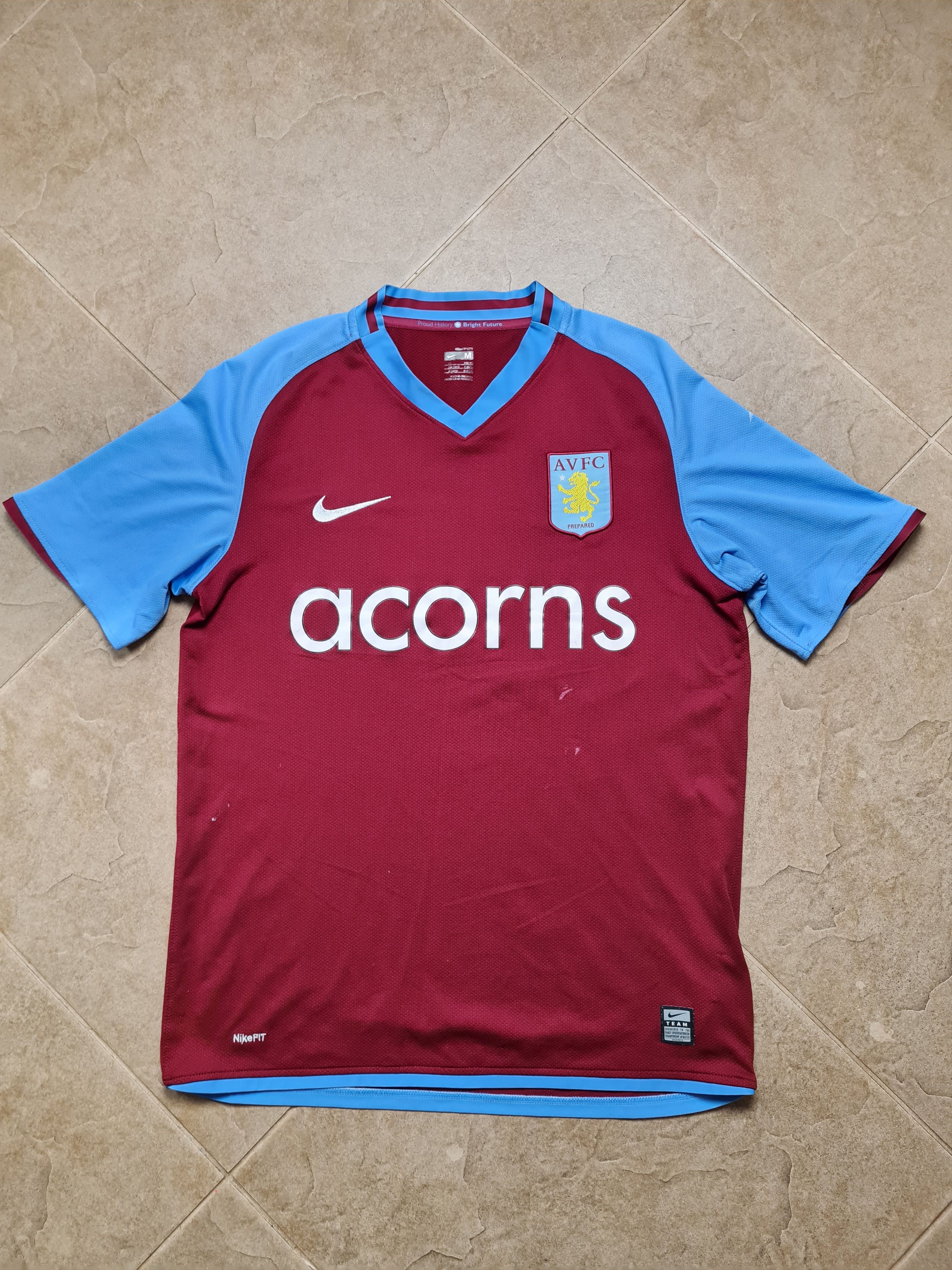 Nike Nike Aston Villa Home Soccer Shirt 2008/09 Adults Size US M / EU 48-50 / 2 - 4 Thumbnail