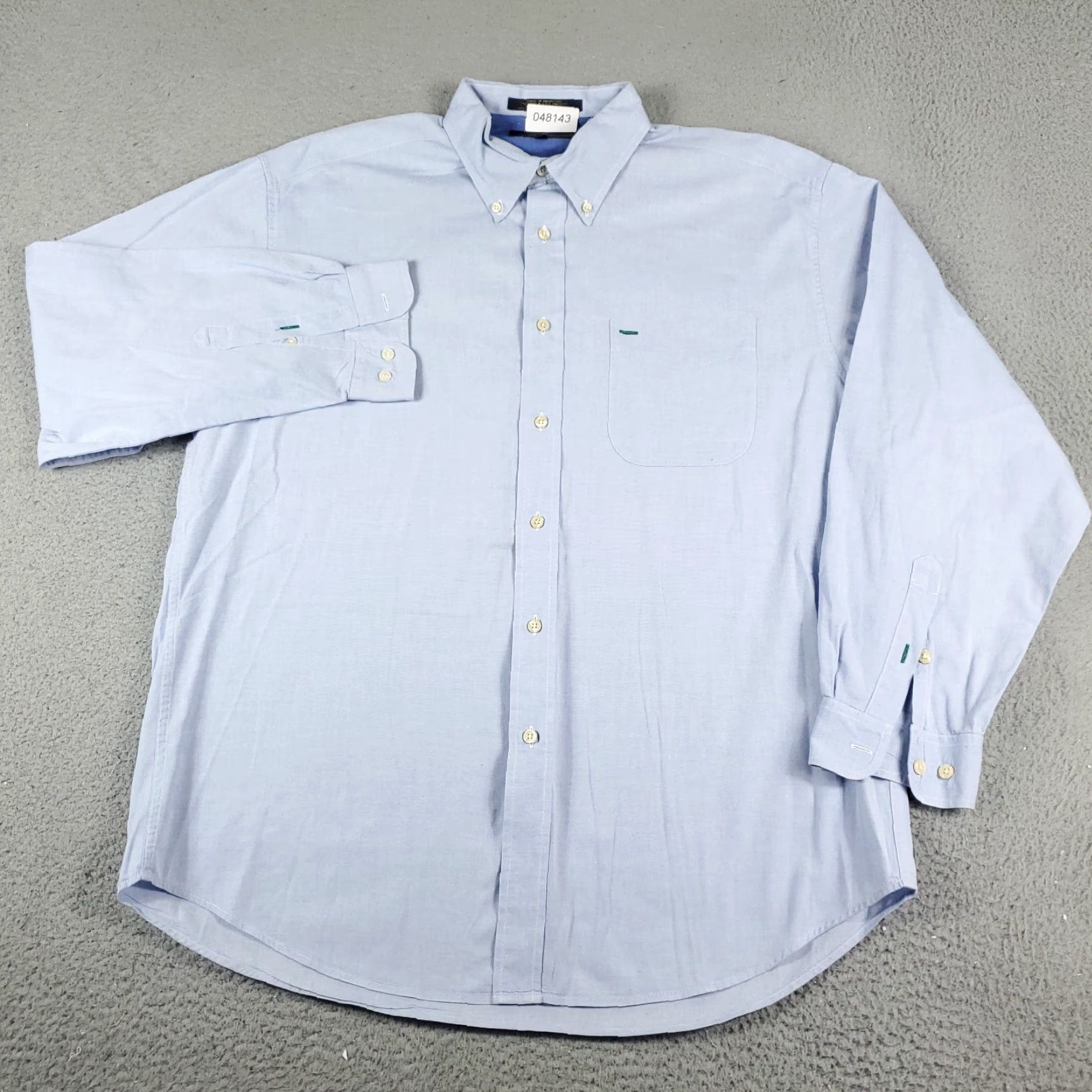 Tommy Hilfiger Tommy Hilfiger Button-Up Shirt Mens Large Blue Casual Long Sleeve Size US L / EU 52-54 / 3 - 2 Thumbnail