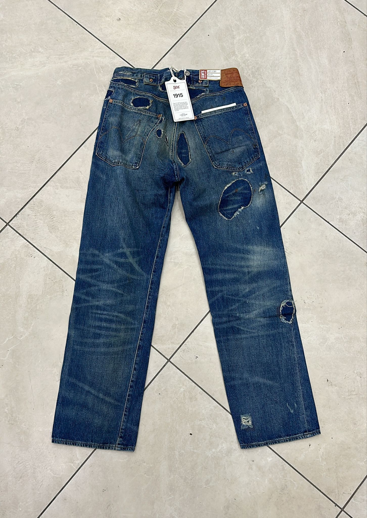 Levi's Vintage Clothing LVC Levi's Vintage Clothing 1915 501XX BigE Selvedge Jeans Size US 28 / EU 44 - 1 Thumbnail