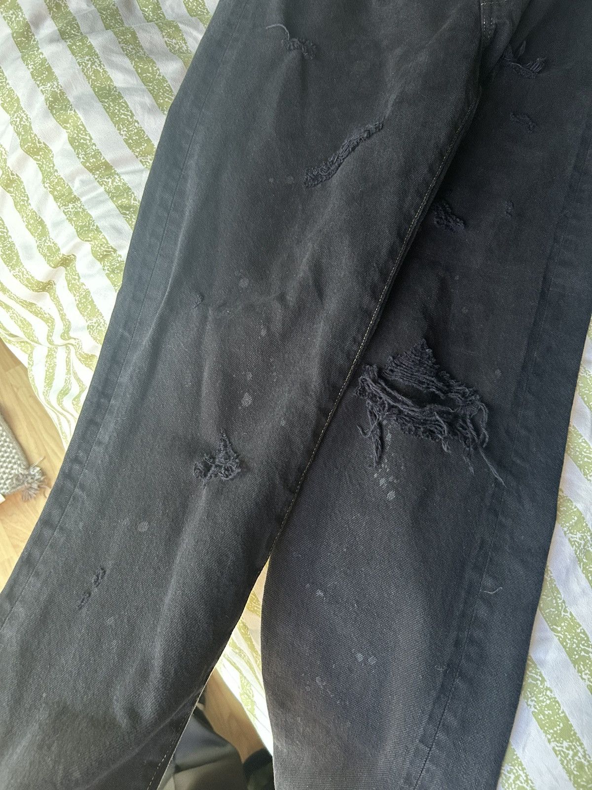 Maison MIHARA YASUHIRO Miharayasuhiro Black Denim Jeans Size US 30 / EU 46 - 4 Thumbnail