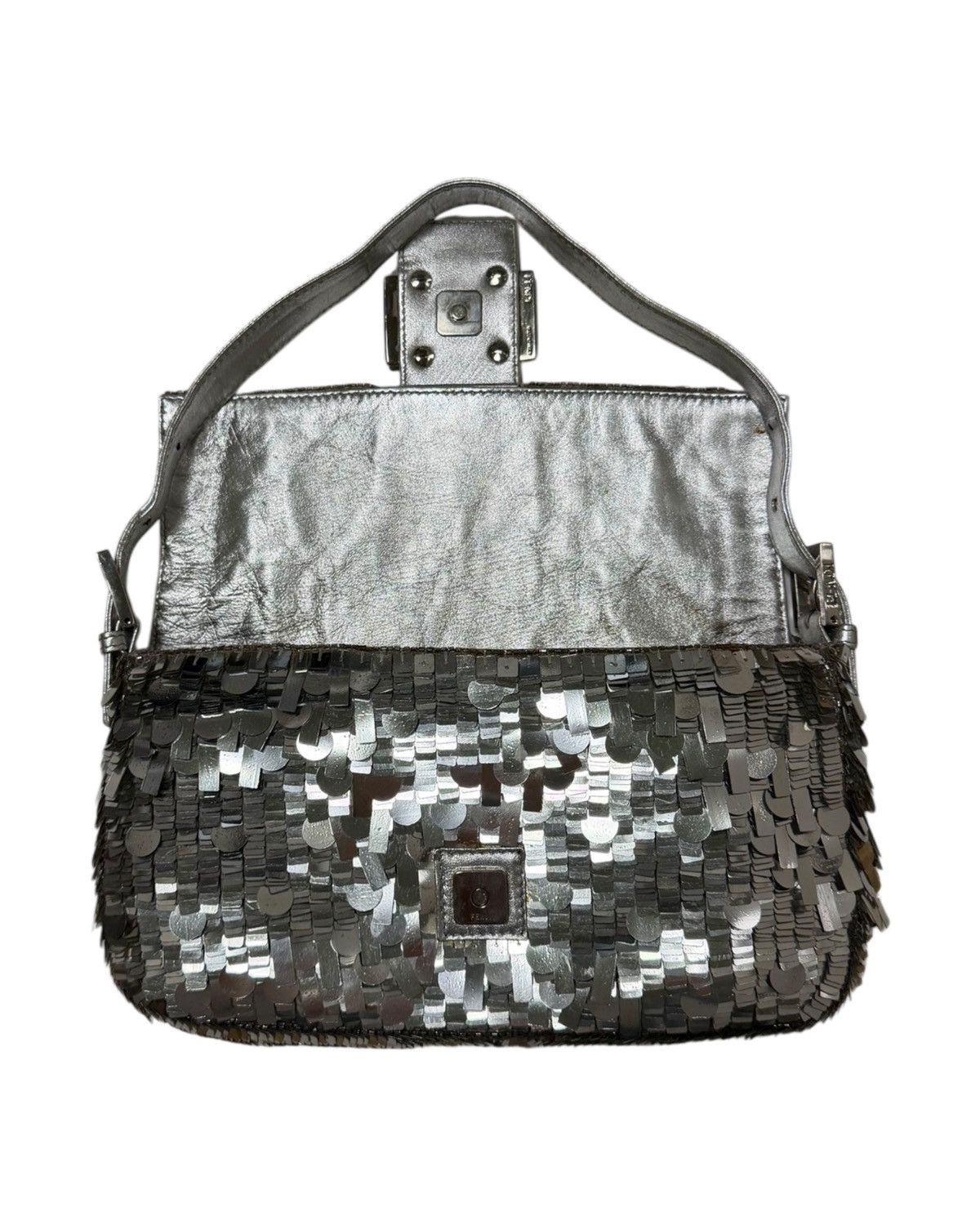 Fendi FENDI Vintage Metallic Sequin Baguette Bag Size ONE SIZE - 7 Thumbnail