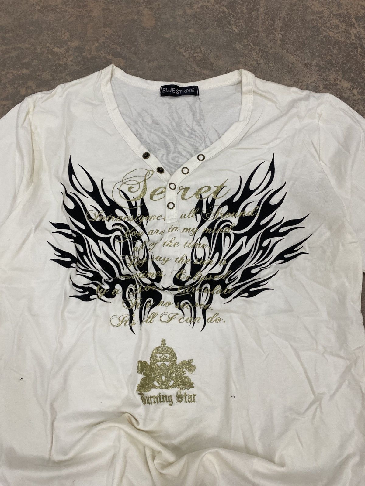 Hysteric Glamour Sick☠️ Strive Poem Flame y2k Punk Grunge Lgb Size US L / EU 52-54 / 3 - 13 Thumbnail
