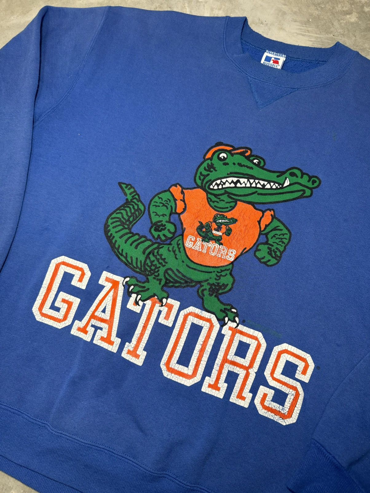 Russell Athletic 90s Vintage University of Florida infinite Albert NCAA grail Size US XL / EU 56 / 4 - 4 Thumbnail
