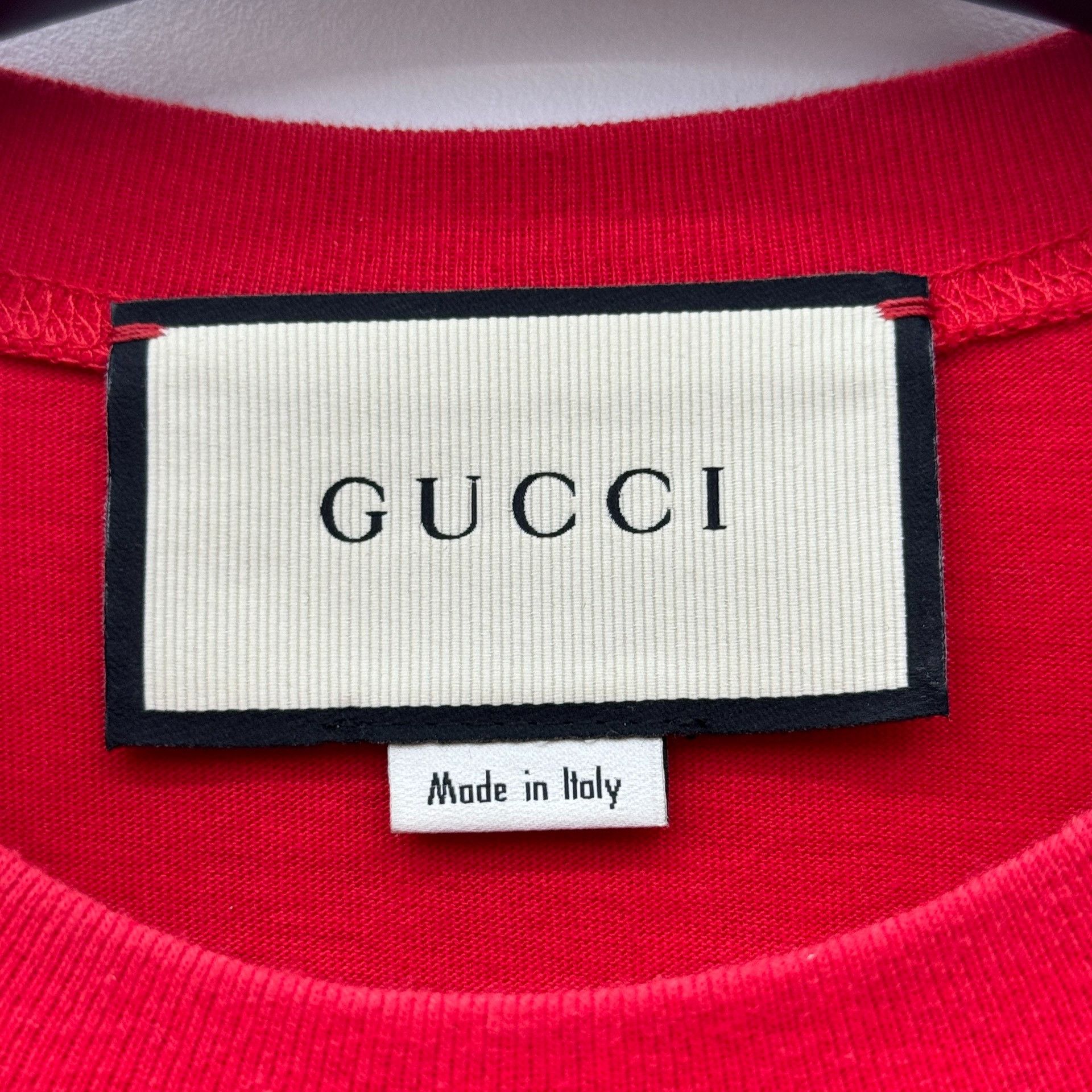 Gucci Gucci Size OSRhinestone logo short-sleeved T-shirt 2501-Nex Size US S / EU 44-46 / 1 - 4 Thumbnail