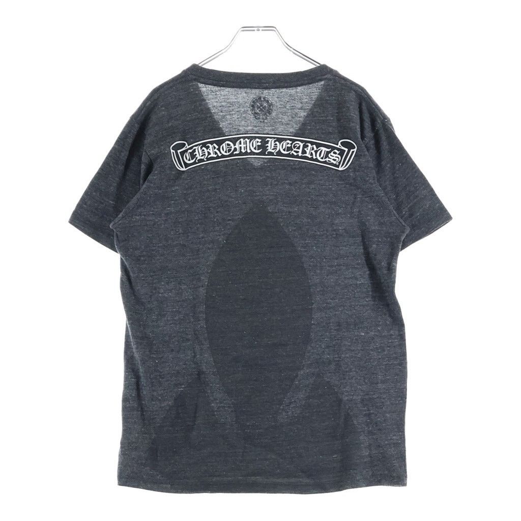 Chrome Hearts Chrome Hearts Gray V-Neck Short Sleeve T-Shirt | Grailed