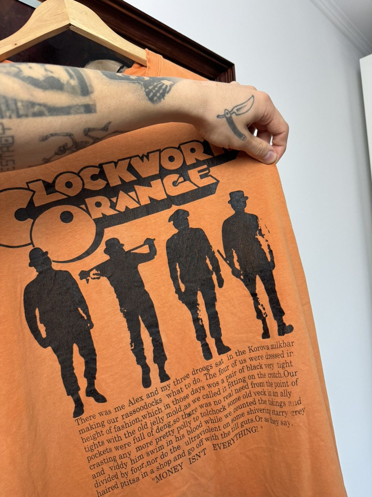 Vintage Clockwork Orange Stanley Kubrick Movie Vintage Tee Rare Hype Size US L / EU 52-54 / 3 - 2 Thumbnail