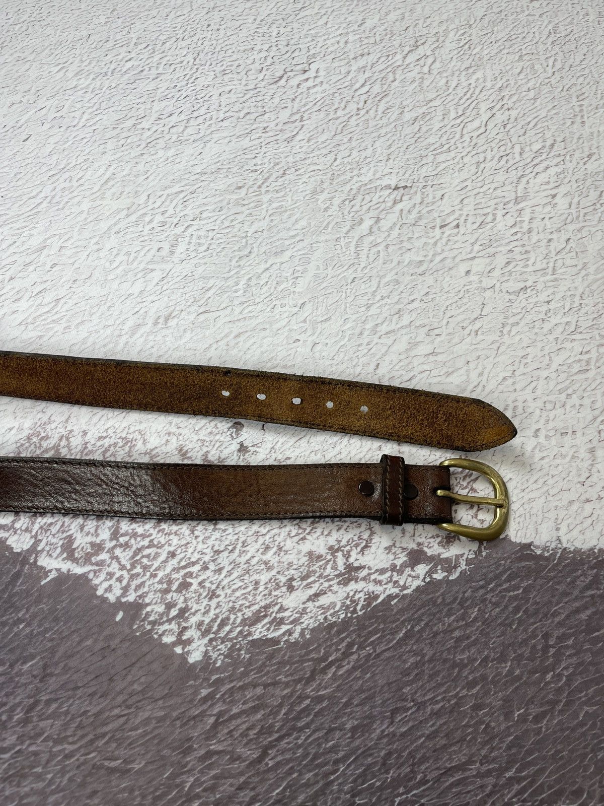 Other Vintage Cowboy brown leather made in Italy belt Size ONE SIZE - 4 Thumbnail
