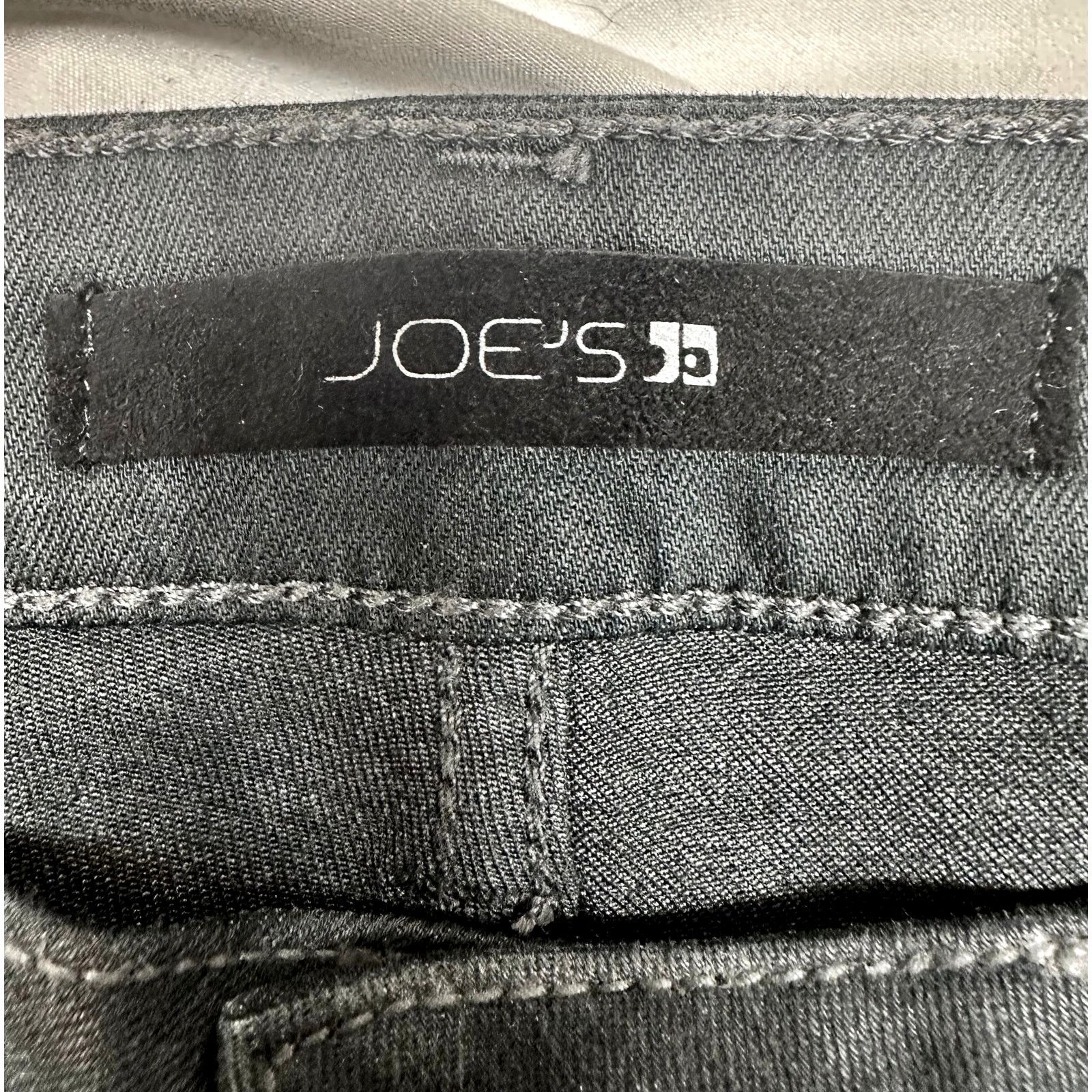 Other Joes Jeans Straight Leg Logo Back Pocket Black 31 Size 31" - 14 Thumbnail