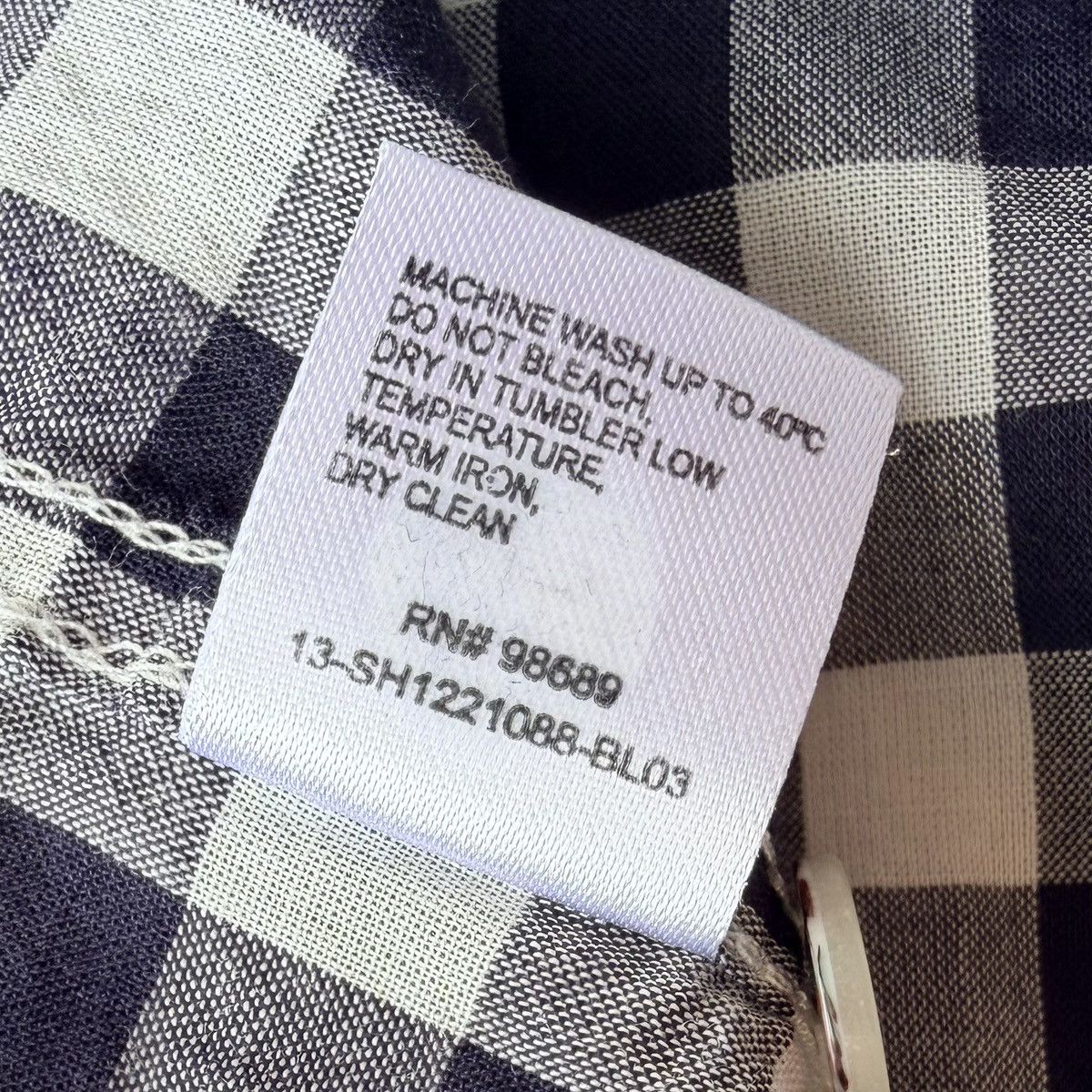 Todd Snyder Todd Snyder Shirt Men Size Medium Gingham Blue White Retro Size US M / EU 48-50 / 2 - 5 Thumbnail