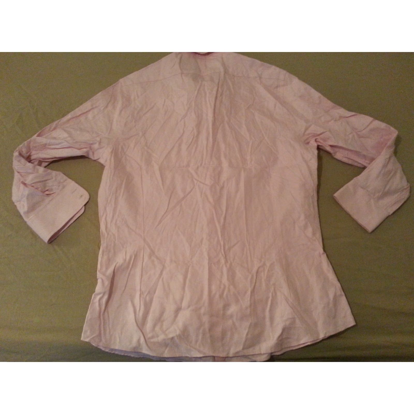 Charles Tyrwhitt VINTAGE Mens Charles Tyrwhitt Dress Shirt 16.5 33 Pink Cotton Shirt Mens 16 1/2 33 Pink Dress Shirt Charles Tyrwhitt Size 46R - 2 Thumbnail