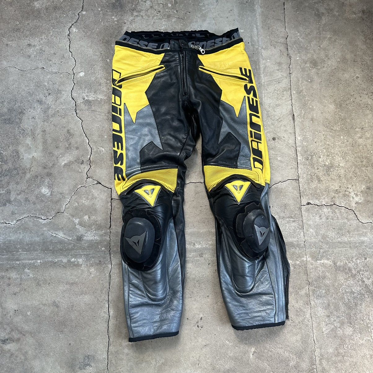 Dainese RARE MOTO Motorcycle Dainese Vintage Leather Racing Pants Size US 34 / EU 50 - 8 Thumbnail