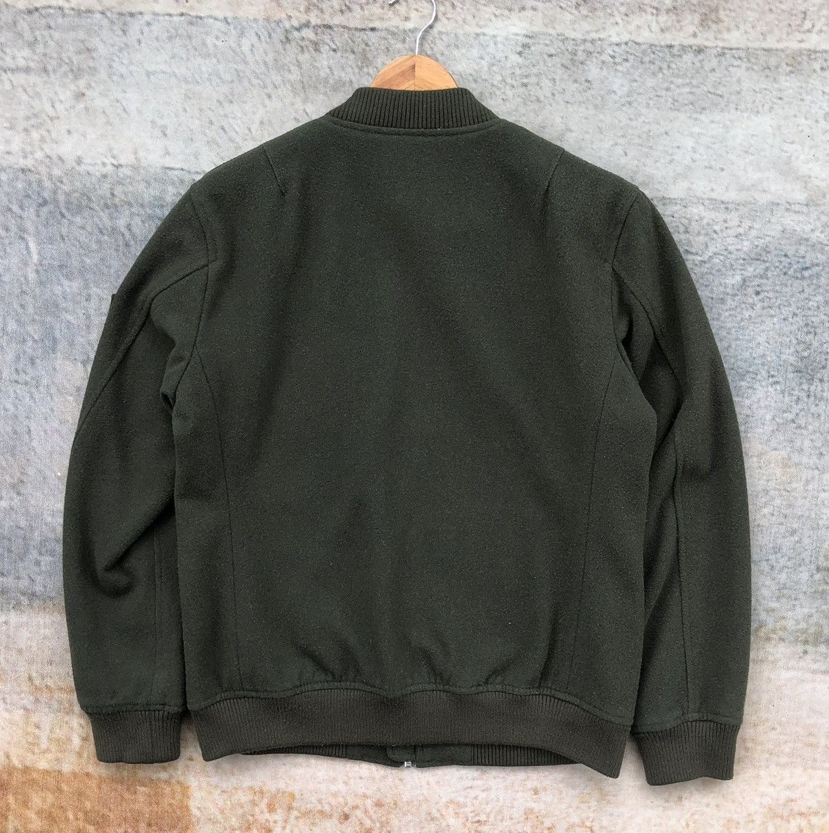 RAGEBLUE Rageblue Australian Merino Wool Ma-1 Blouson Bomber Jacket Size US L / EU 52-54 / 3 - 10 Thumbnail