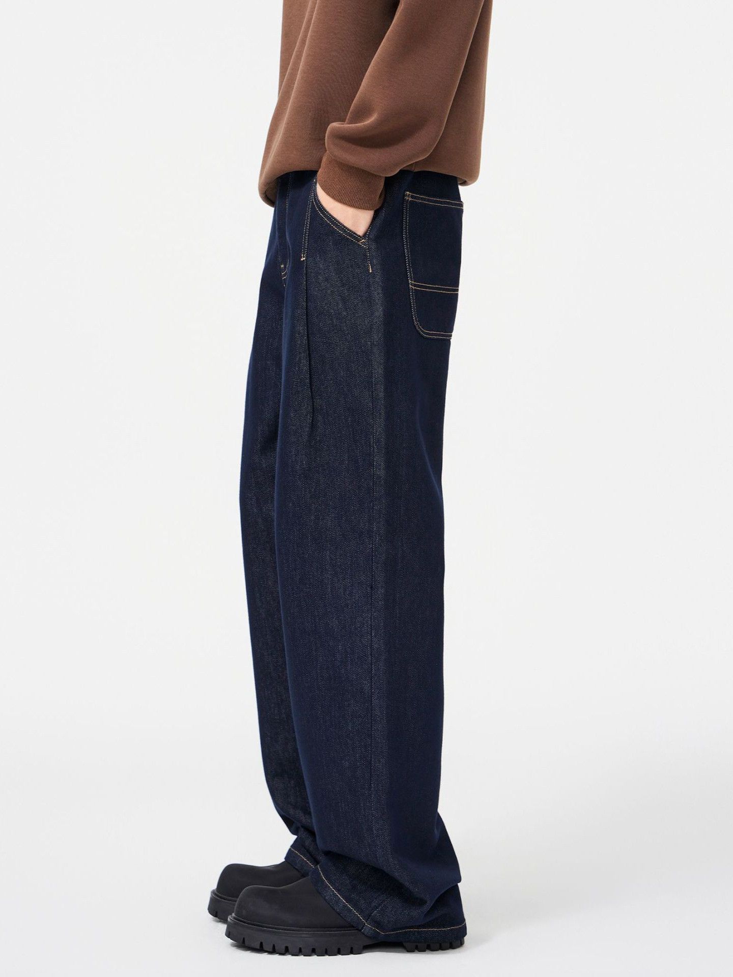 Japanese Brand Men's American high street retro jeans Size US 32 / EU 48 - 3 Thumbnail