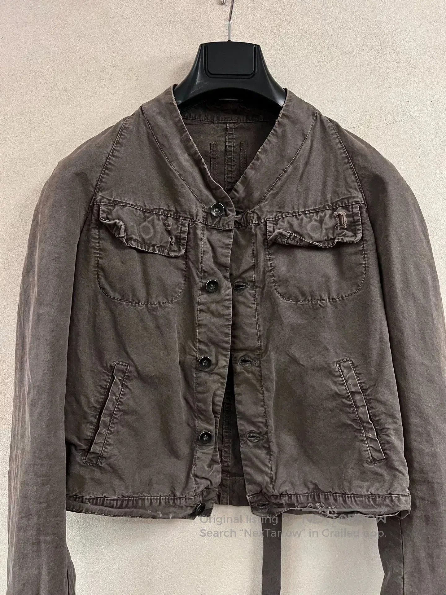 Rick Owens Drkshdw Rick Owens Gray Jacket OLMAR and MIRTA. Size US S / EU 44-46 / 1 - 2 Thumbnail
