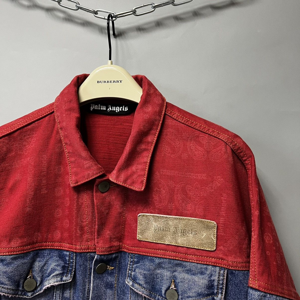 Palm Angels Palm Angels Vintage Denim Jacket With Bandana Motif Size US S / EU 44-46 / 1 - 11 Thumbnail