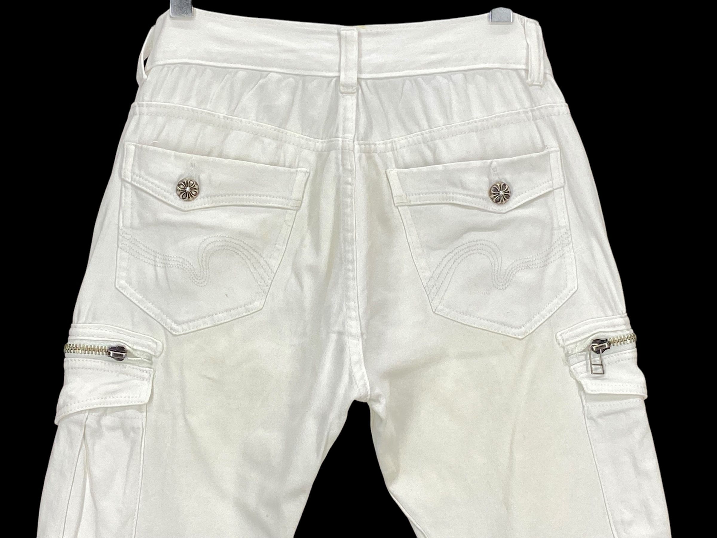 In The Attic In The Attic Japanese Distressed Punk Goth Bootcut Pants Size US 29 - 5 Thumbnail