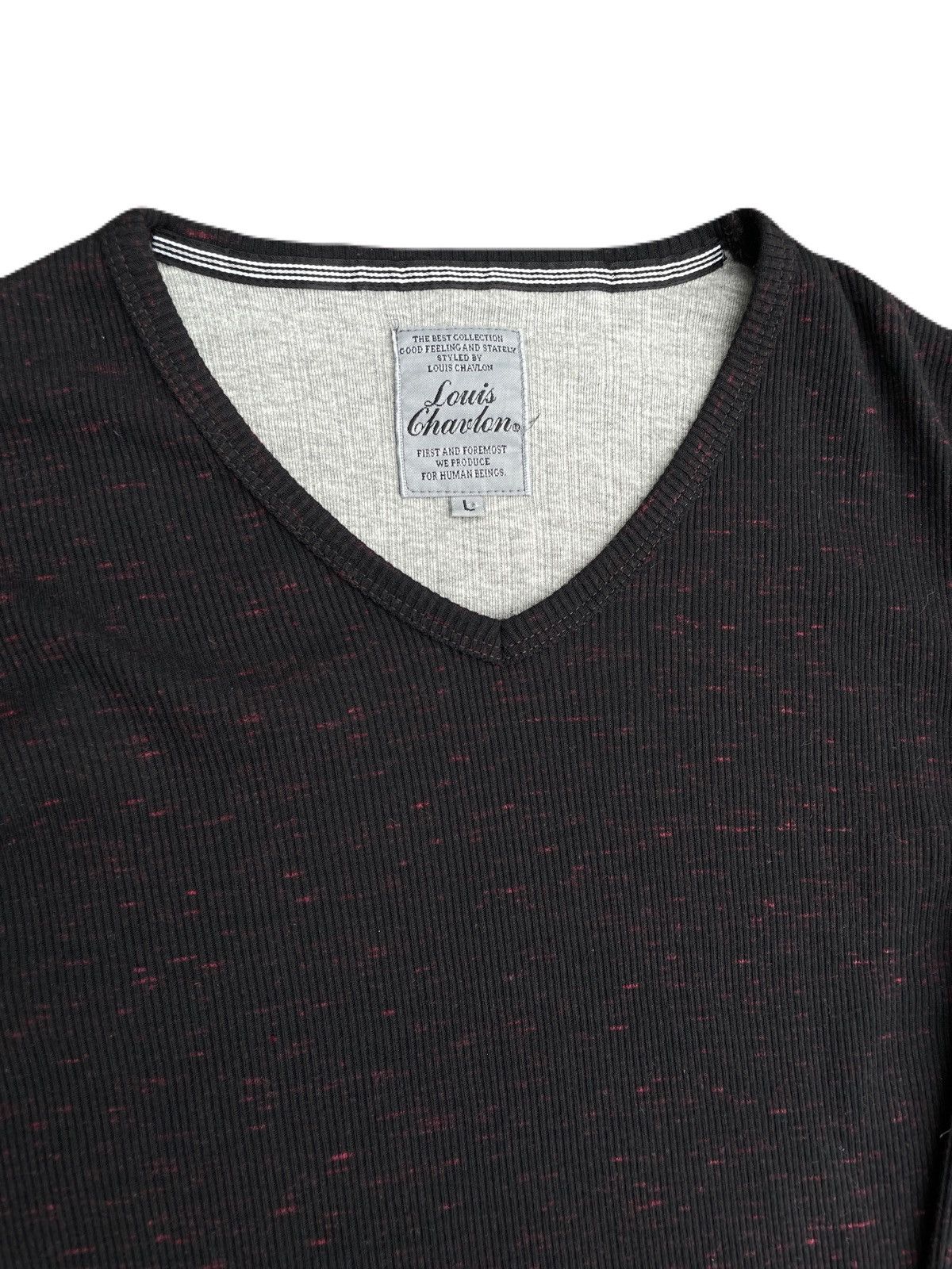 If Six Was Nine 2000s Japanese archive Vkei Gradation V-neck Long Sleeve Tee Size US S / EU 44-46 / 1 - 5 Thumbnail