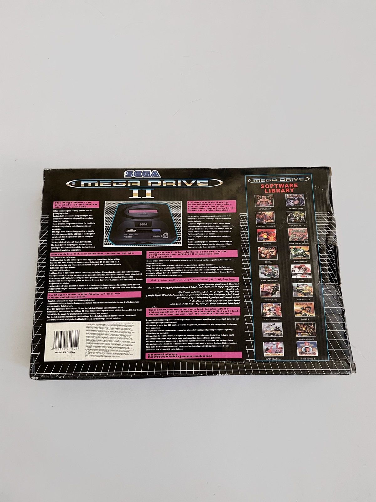 Vintage Vintage Sega Mega Drive game console 1993 New Size ONE SIZE - 3 Thumbnail
