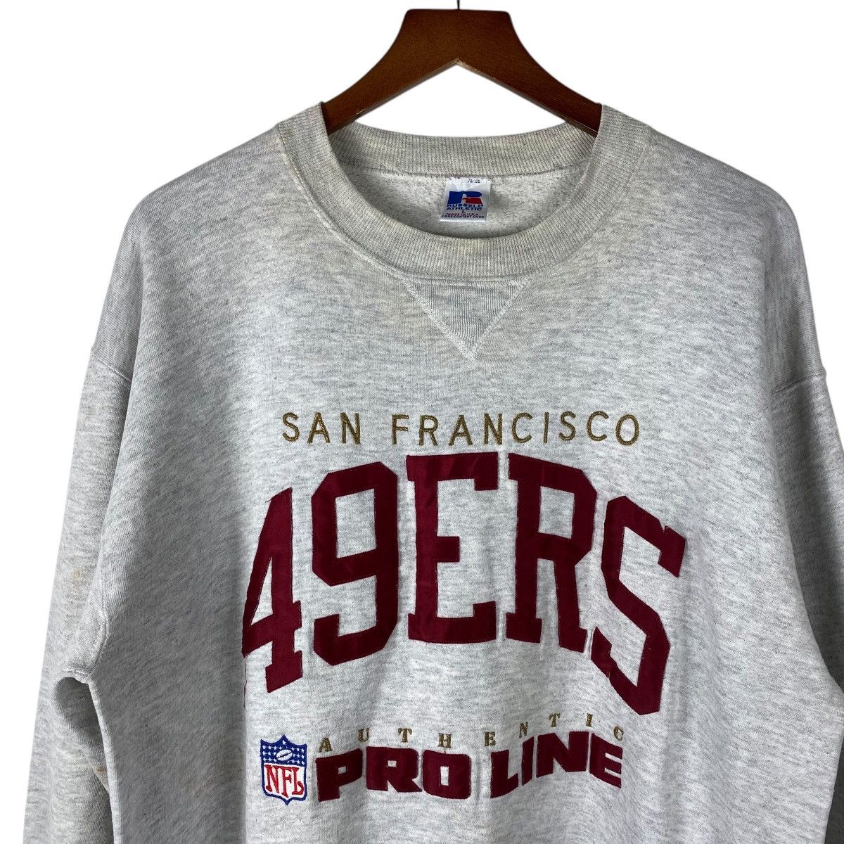 NFL × Russell Athletic × Vintage Vintage Russel Athletic Sweatshirt NFL 49ners Sweater Size US L / EU 52-54 / 3 - 2 Thumbnail