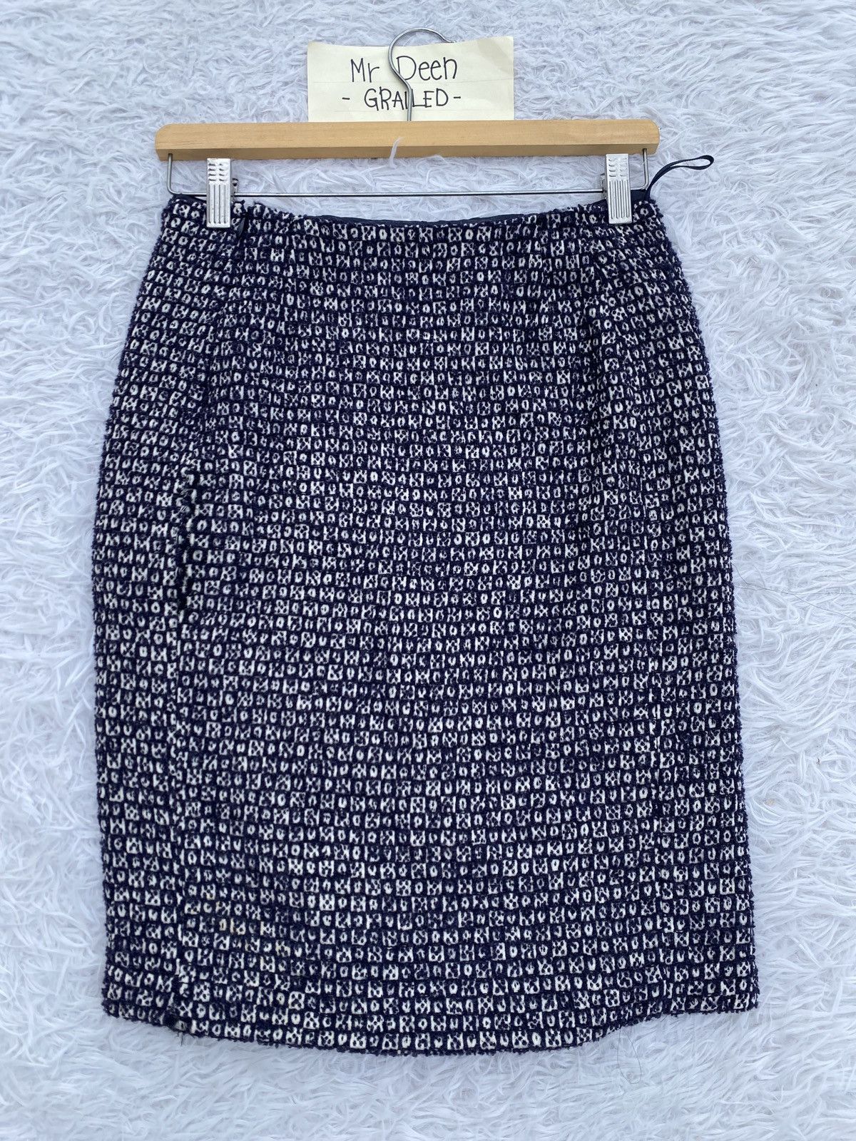 Jil Sander Rare Vintage JIL SANDER Knitted Skirt Size 27" / US 4 / IT 40 - 6 Thumbnail