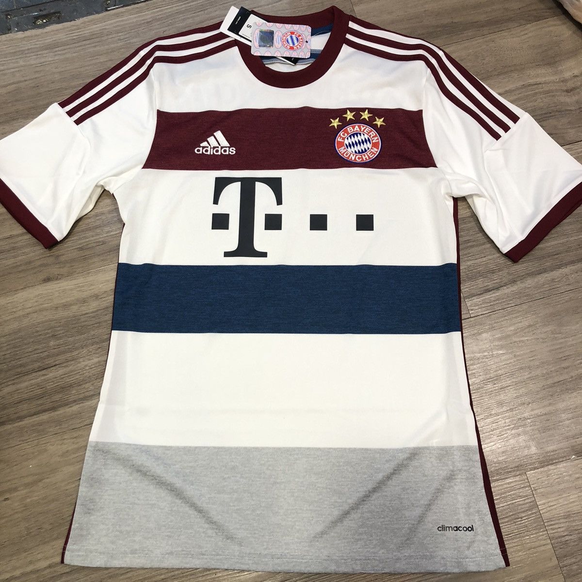 image of Adidas x Soccer Jersey Bayern Munich 14/15 Away Shirt , Men's (Size Small)