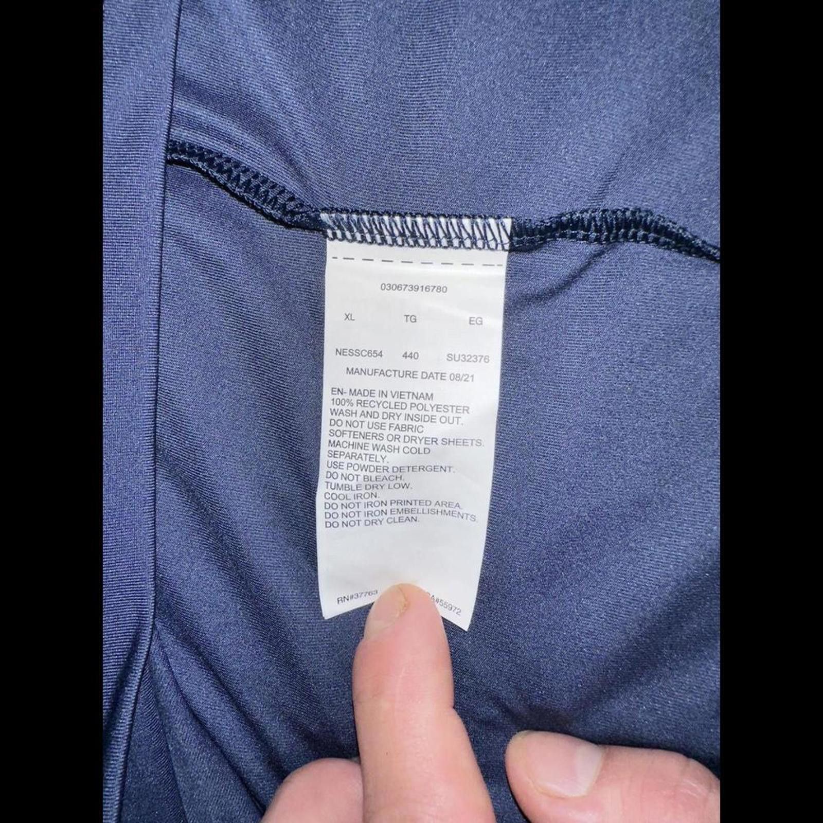 Nike Nike Men's Outline Logo Short Sleeve Hydroguard Size US XL / EU 56 / 4 - 8 Thumbnail