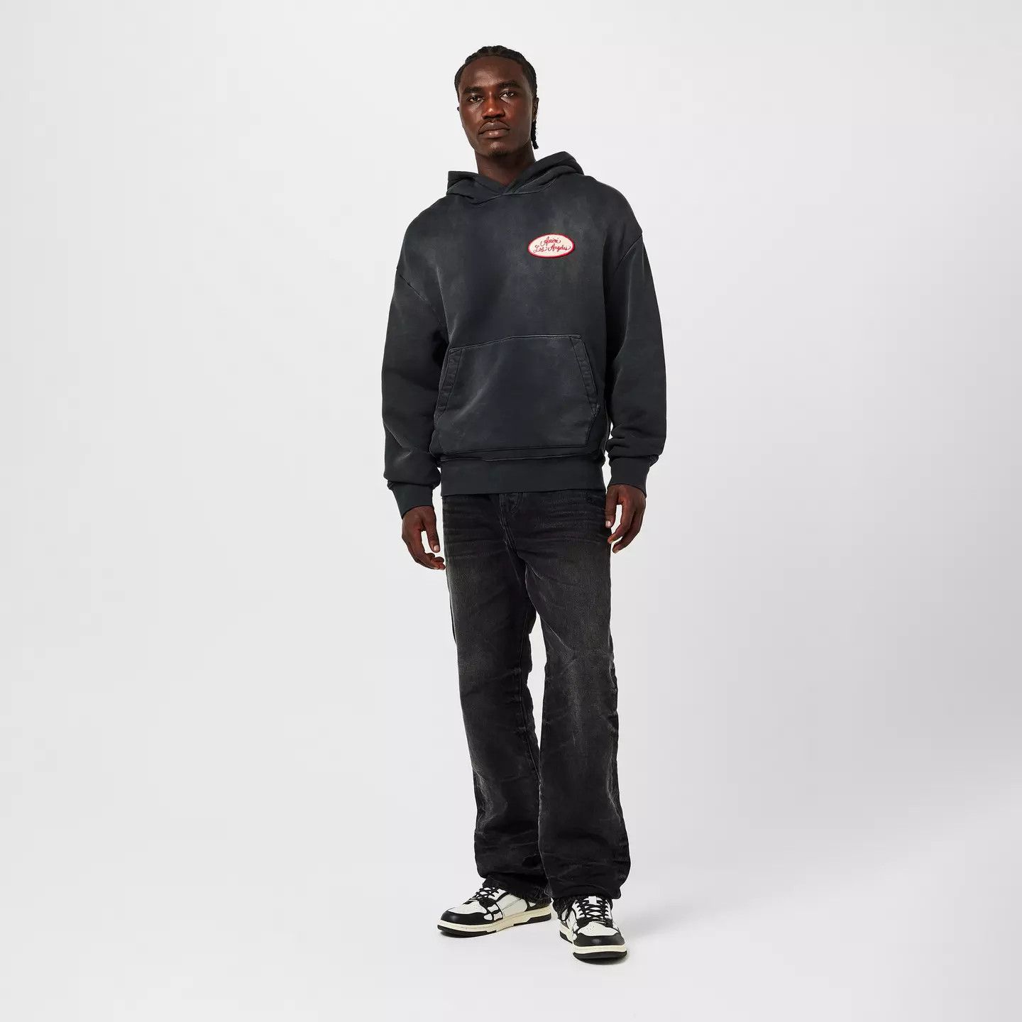 Amiri o1g2r1mq0426 Cotton Pull Over Hoodie in Black Size US L / EU 52-54 / 3 - 5 Thumbnail