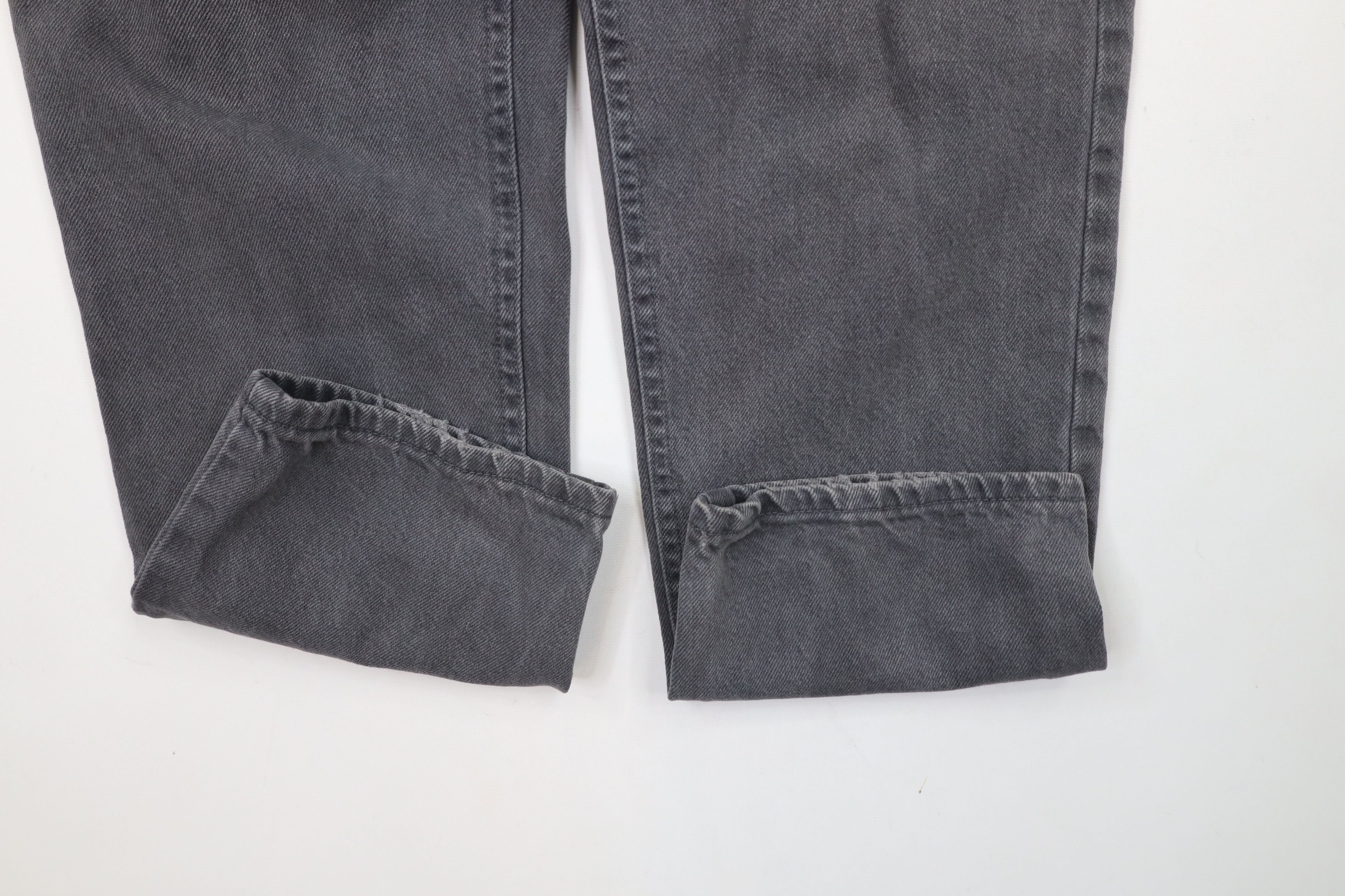 L.L. Bean × Vintage Vintage 90s LL Bean Straight Leg Denim Jeans Gray Cotton USA Size US 30 / EU 46 - 5 Thumbnail