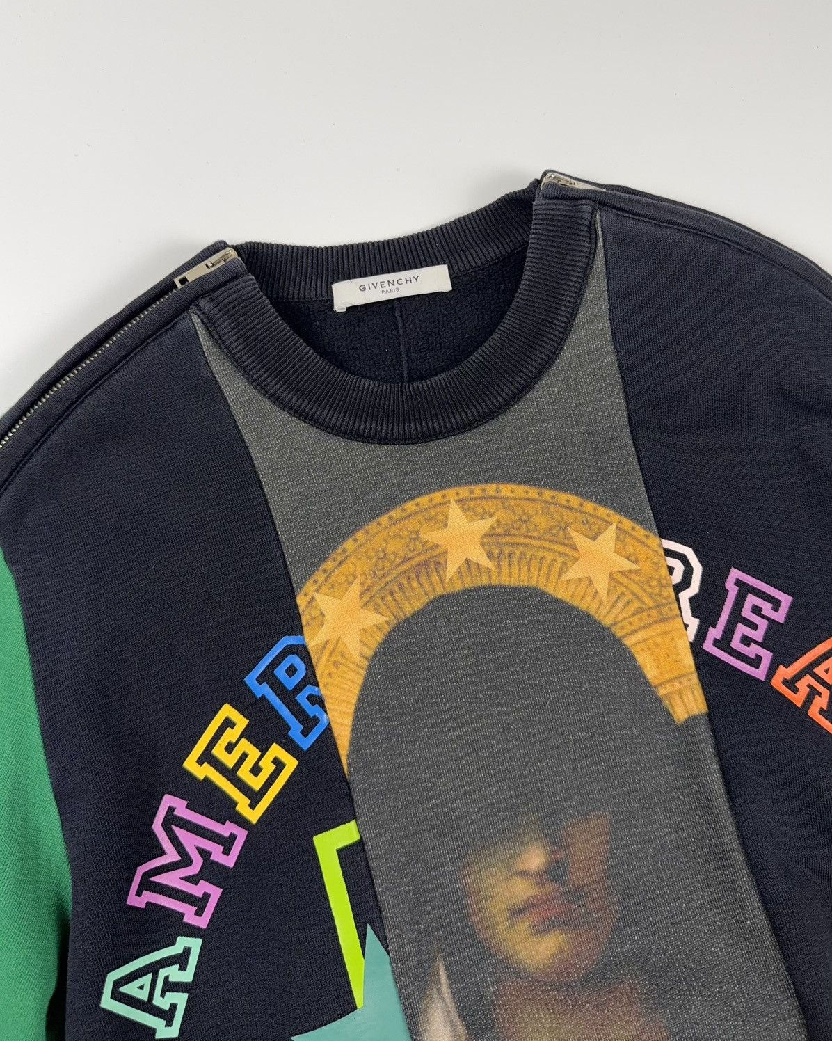 Givenchy FW13 AMERICAN DREAM COLORBLOCK SWEATSHIRT Size US S / EU 44-46 / 1 - 2 Thumbnail
