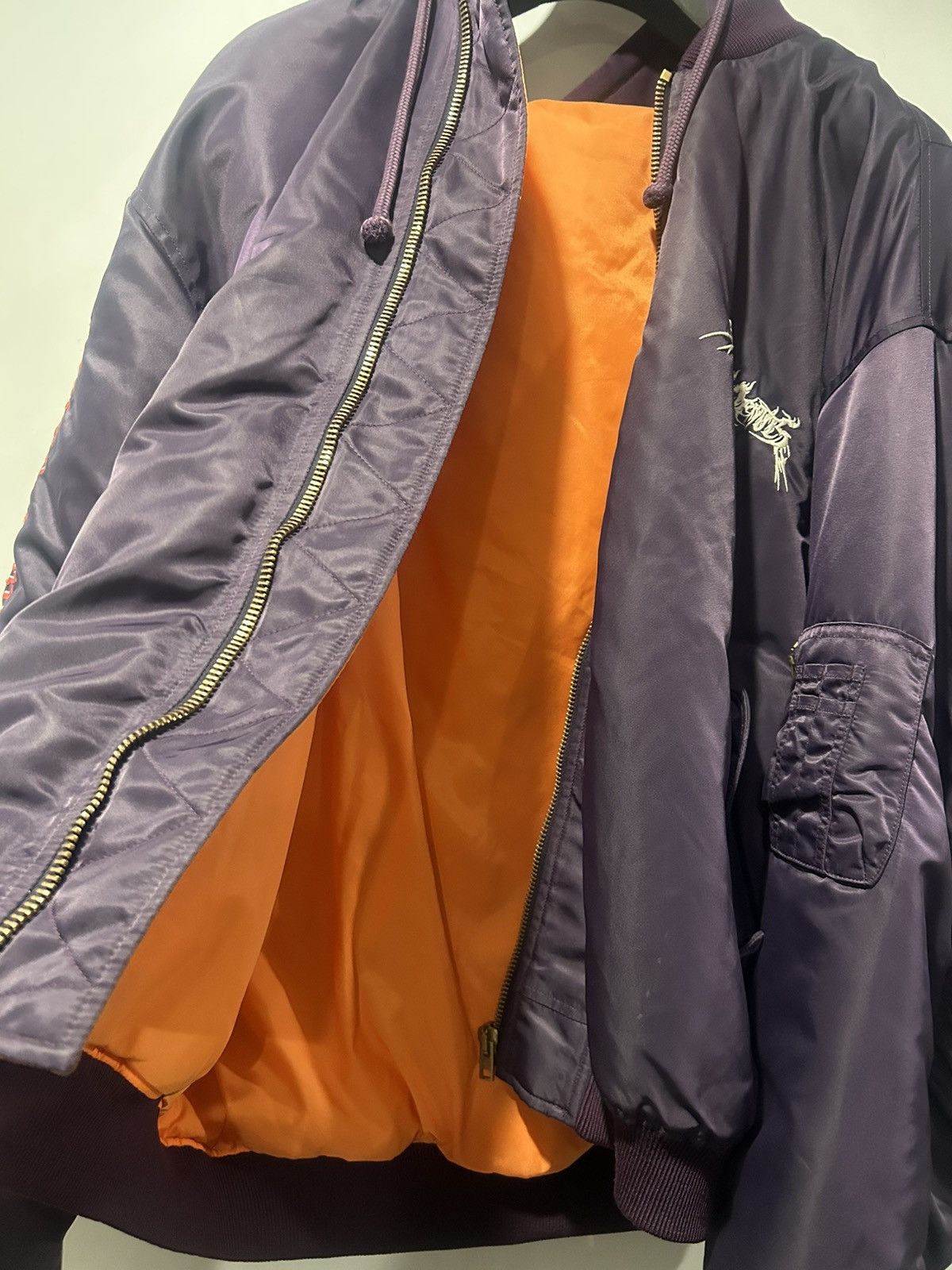 Vetements Vetements Total Fucking Darkness TFD bomber jacket Size US S / EU 44-46 / 1 - 10 Thumbnail