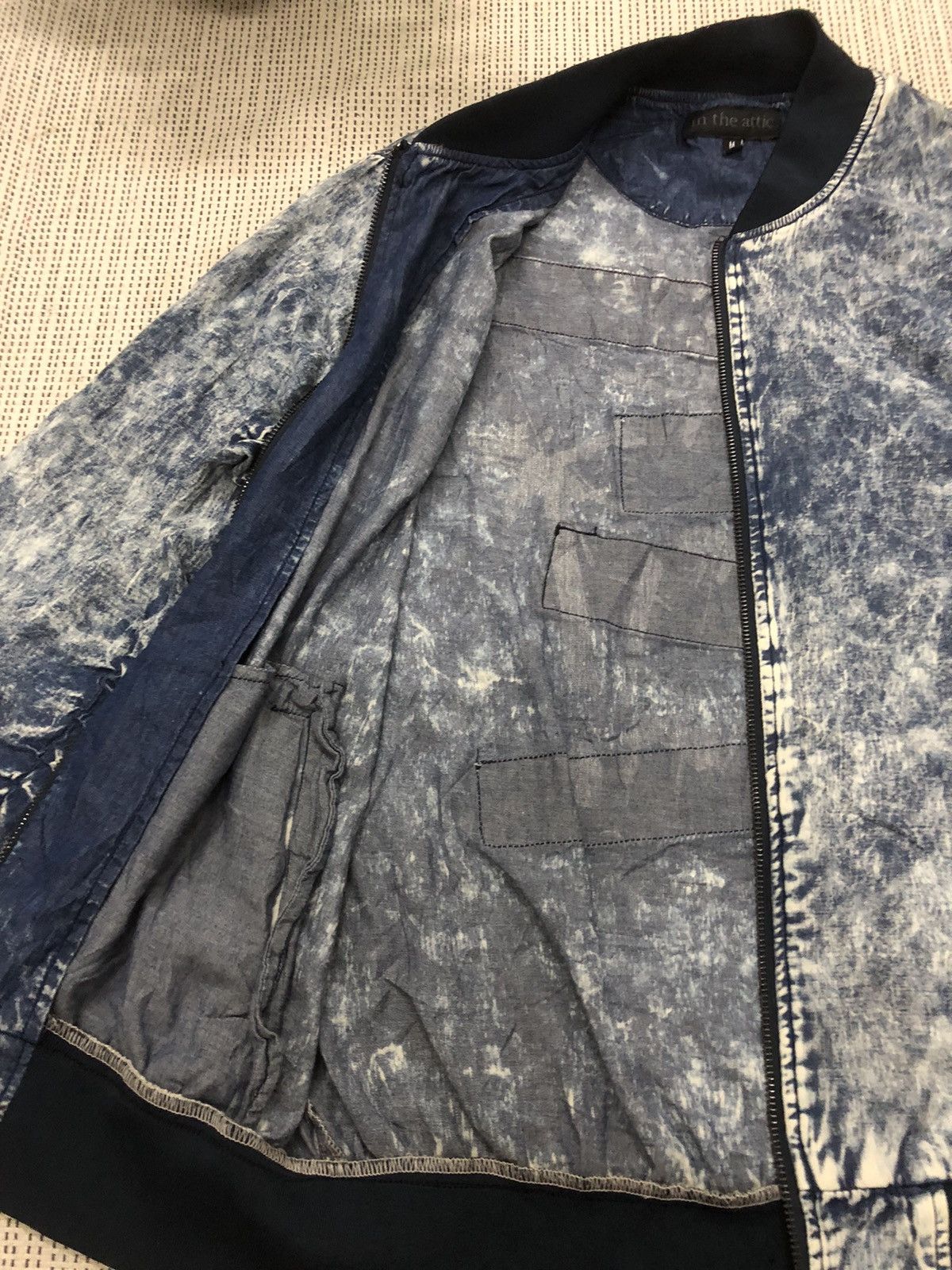 In The Attic In The Attic Acid Wash Punk Jacket Size US M / EU 48-50 / 2 - 10 Thumbnail