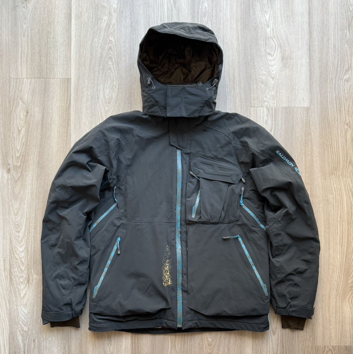 Salomon Vintage Salomon Gray Ski Jacket Size US L / EU 52-54 / 3 - 1 Thumbnail