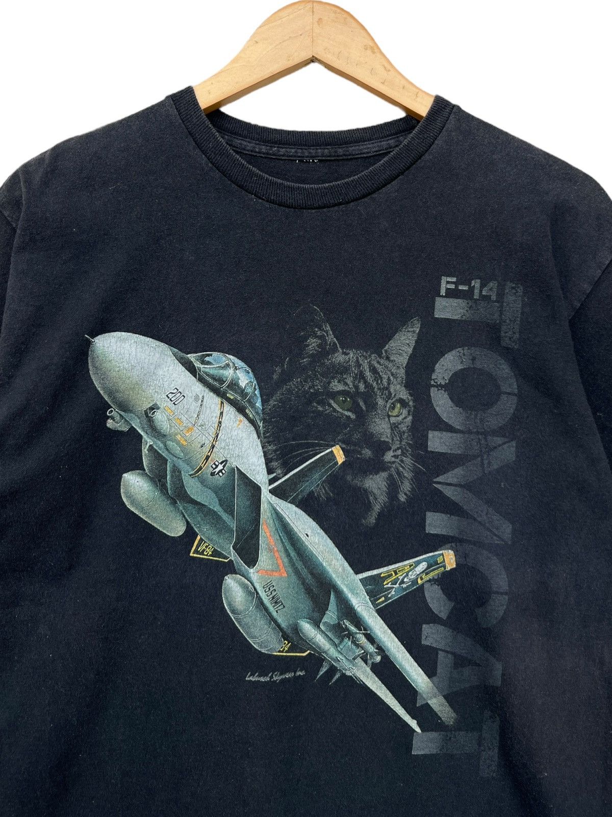 Other Vintage Y2K F14 Tomcat Fighter Jet USAF Tees Size US M / EU 48-50 / 2 - 2 Thumbnail