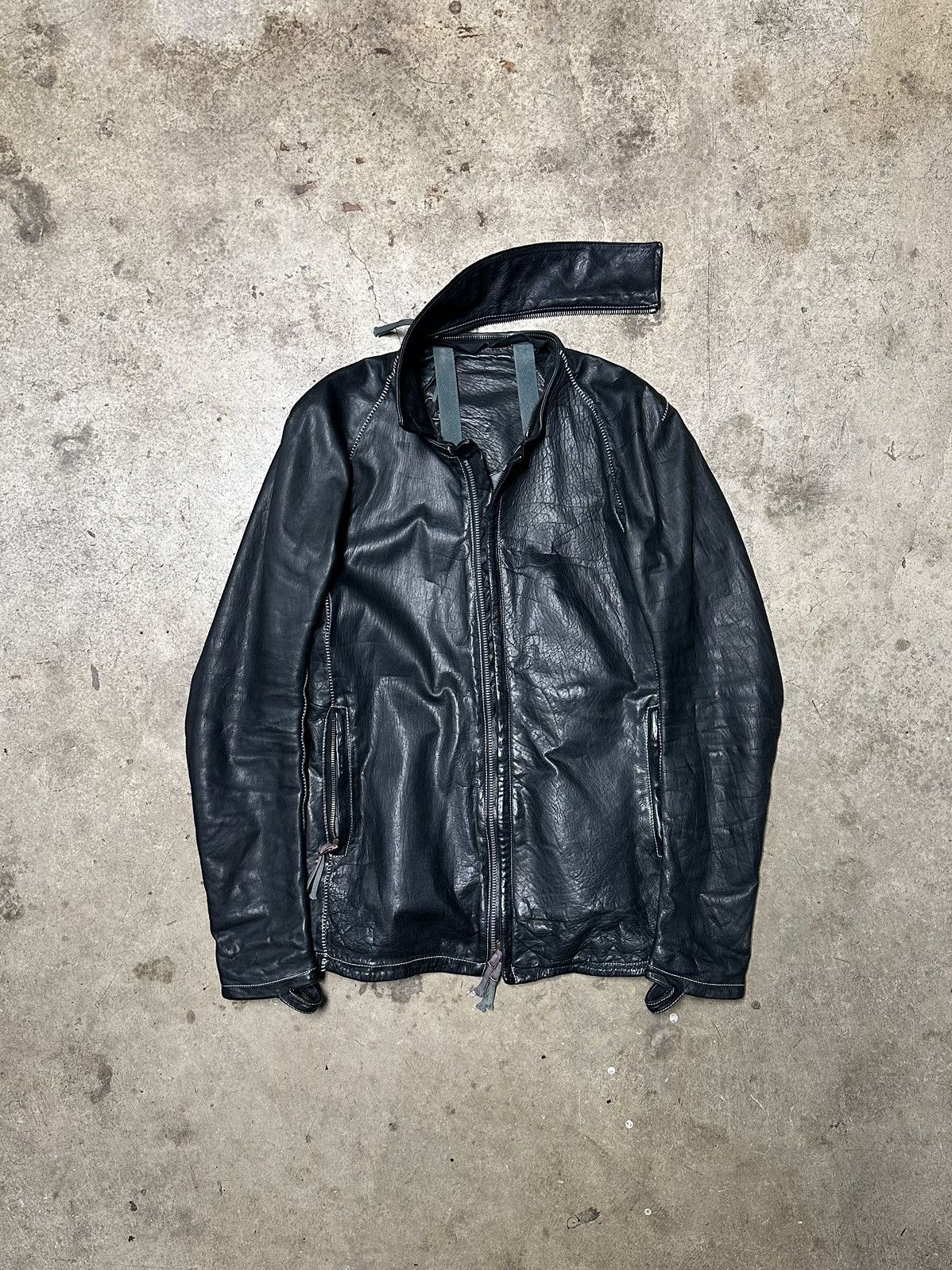 Boris Bidjan Saberi YAK LEATHER HOODED J2 Size US M / EU 48-50 / 2 - 4 Thumbnail