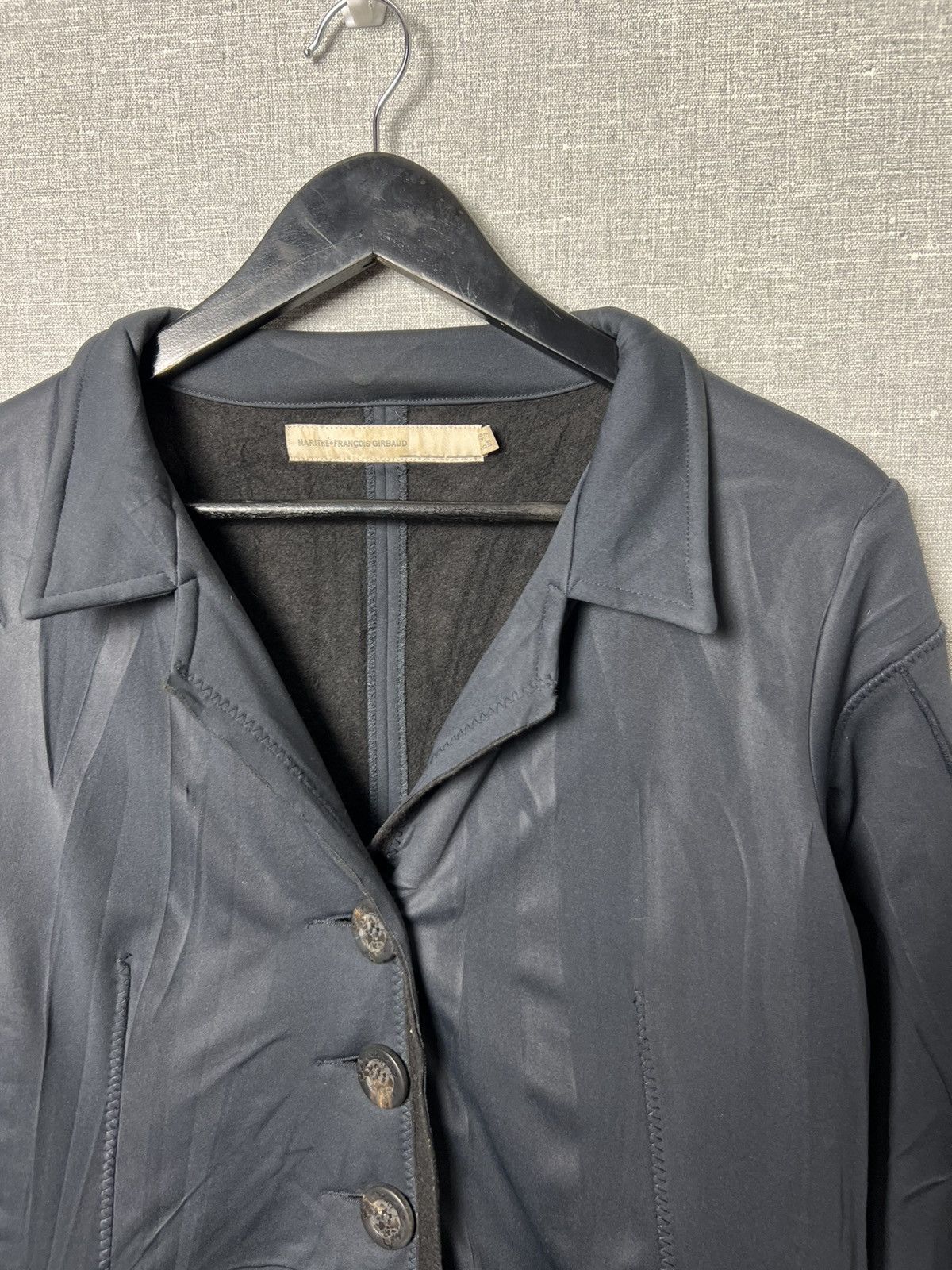 Marithe + Francois Girbaud Avant-Garde Marithe Francois Girbaud MFG Wool Blazer Jacket Size M / US 6-8 / IT 42-44 - 6 Thumbnail