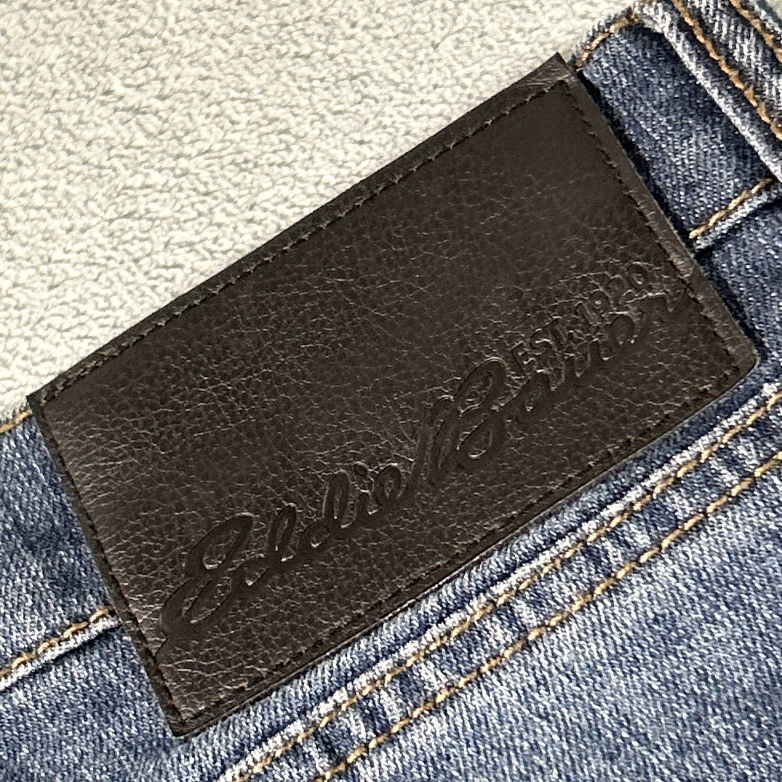 Eddie Bauer Straight Flannel Lined Jeans Men 32x30 Tartan Plaid Outdoors Size US 32 / EU 48 - 8 Thumbnail